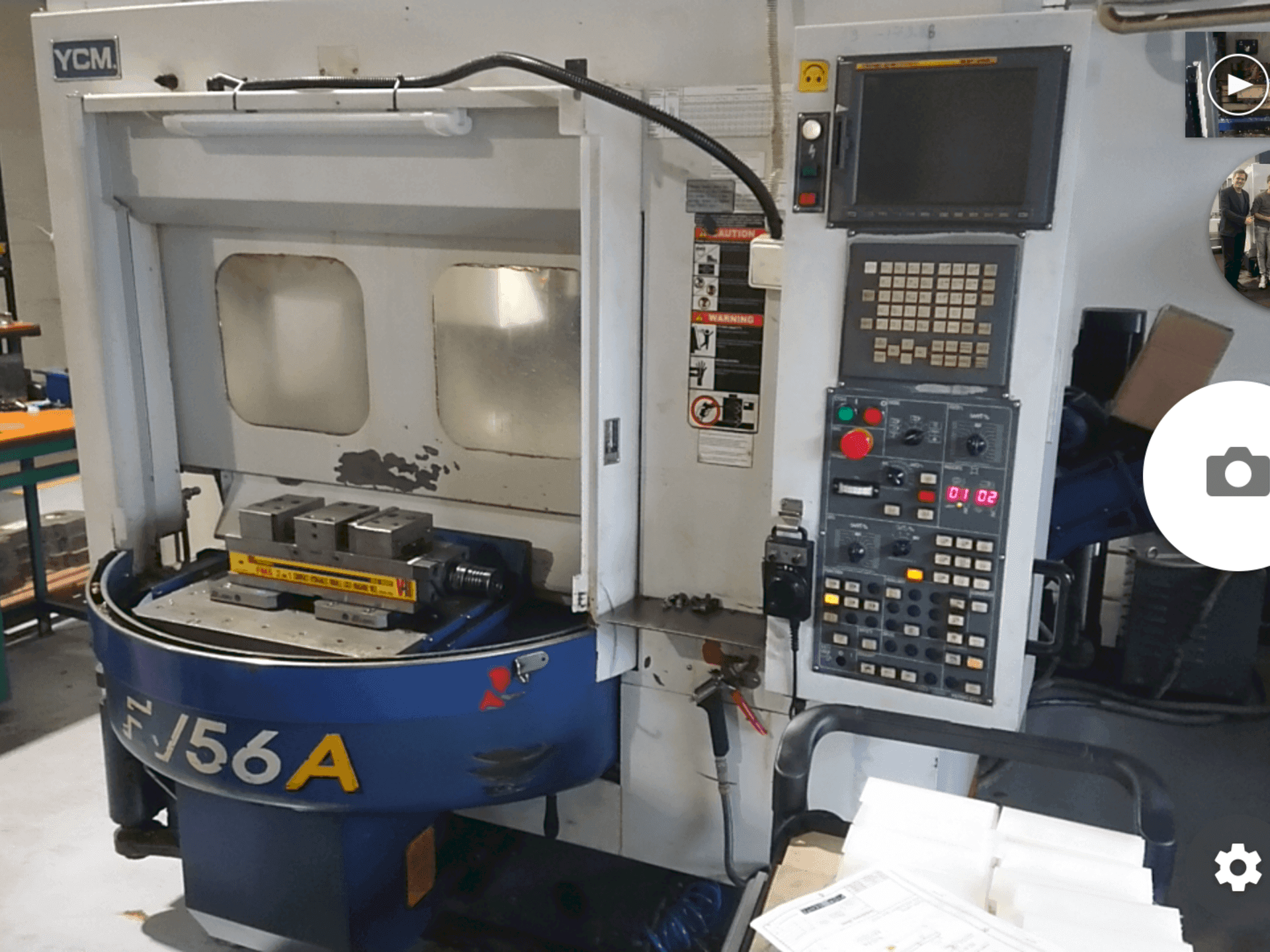 Masina YCM FV56A   eestvaade