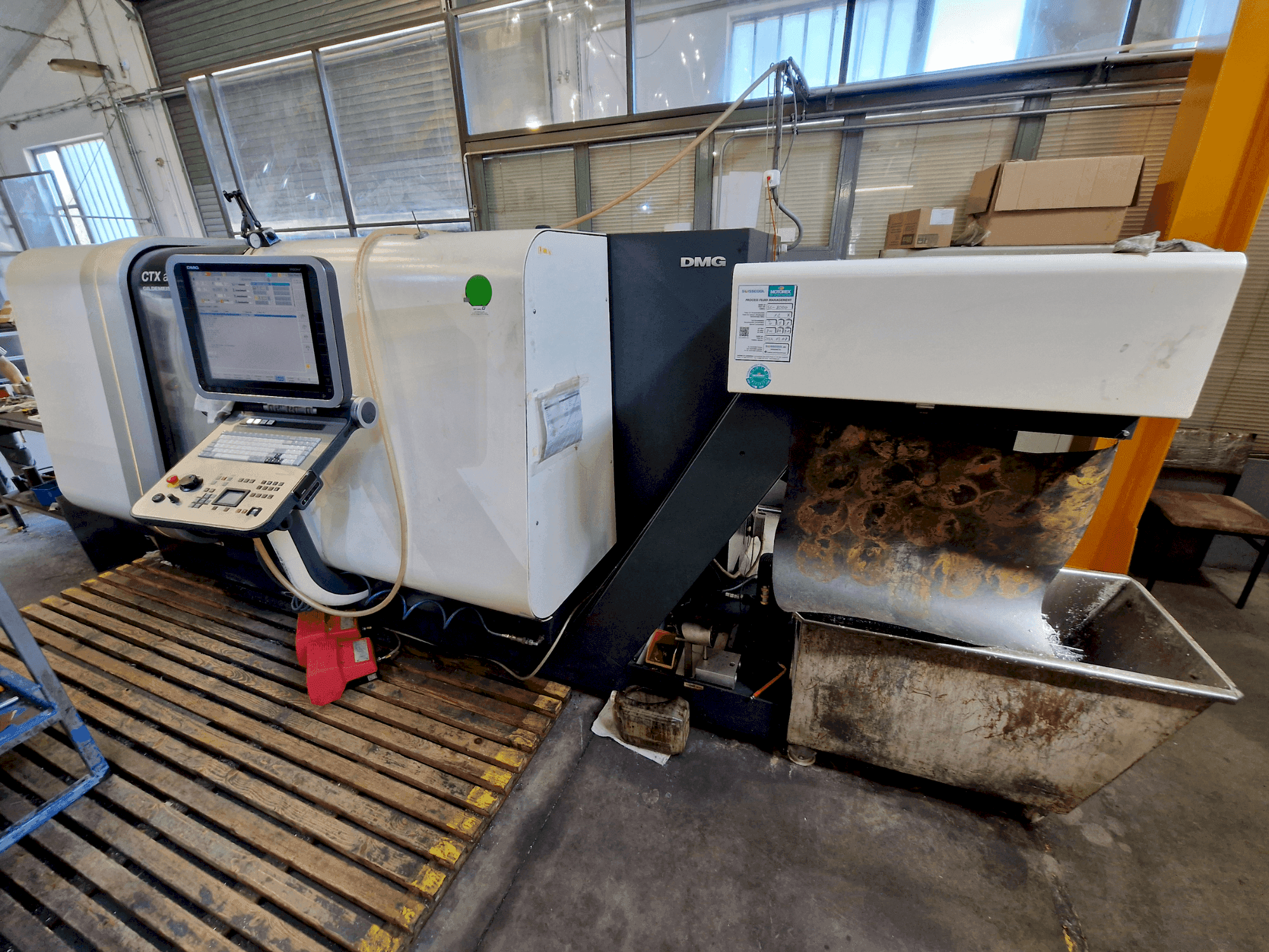 Masina DMG MORI CTX ALPHA 500 V6 eestvaade