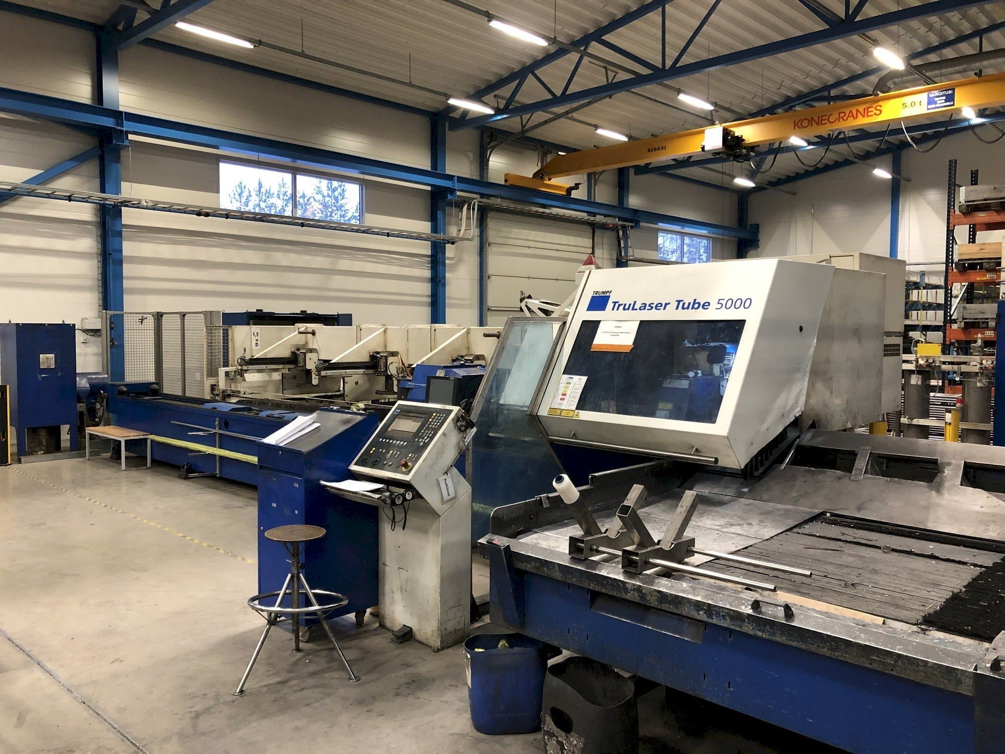 Masina Trumpf TruLaser Tube 5000   eestvaade
