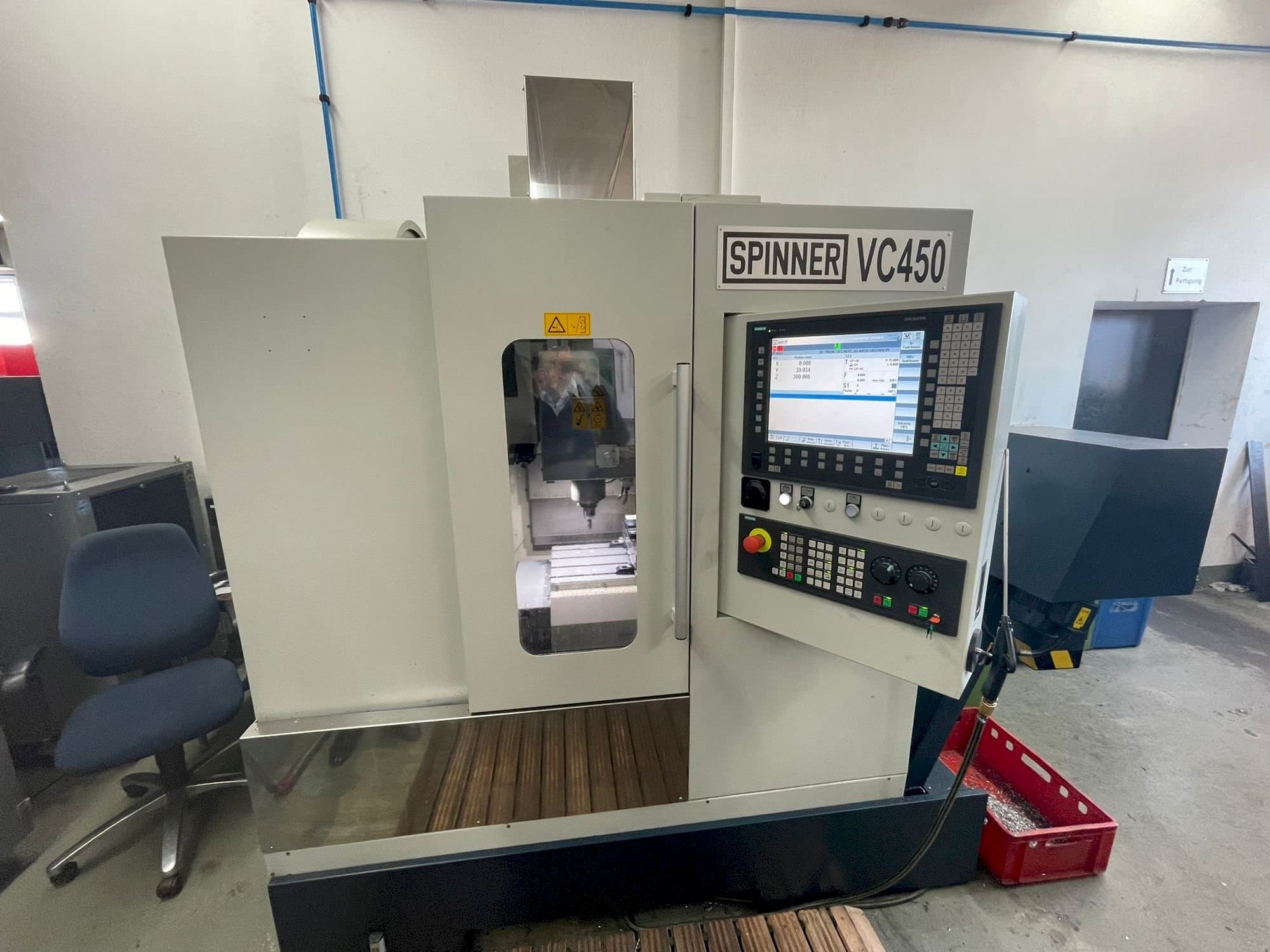 Masina SPINNER VC 450 eestvaade