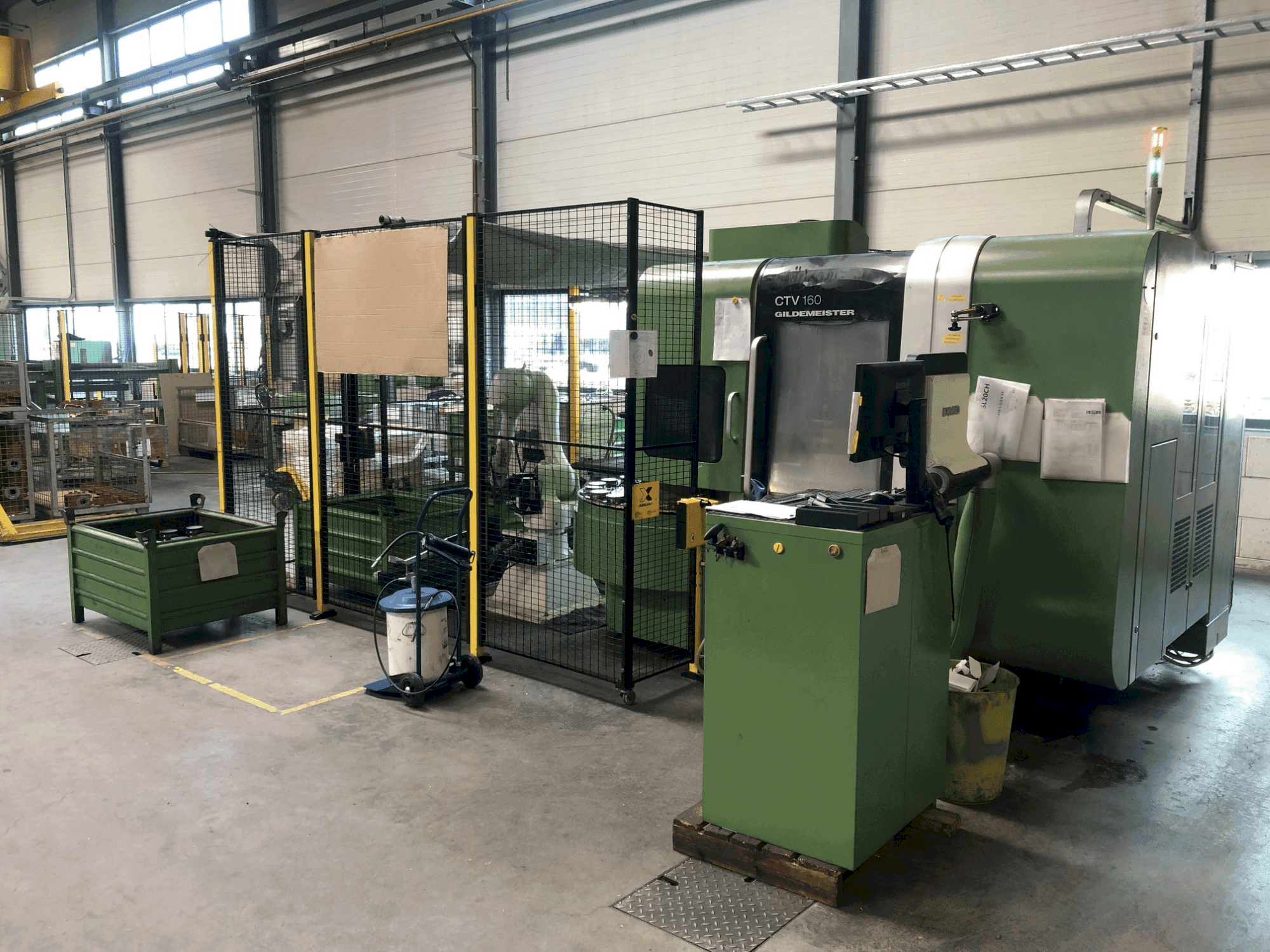 Masina DMG Gildemeister CTV 160 eestvaade