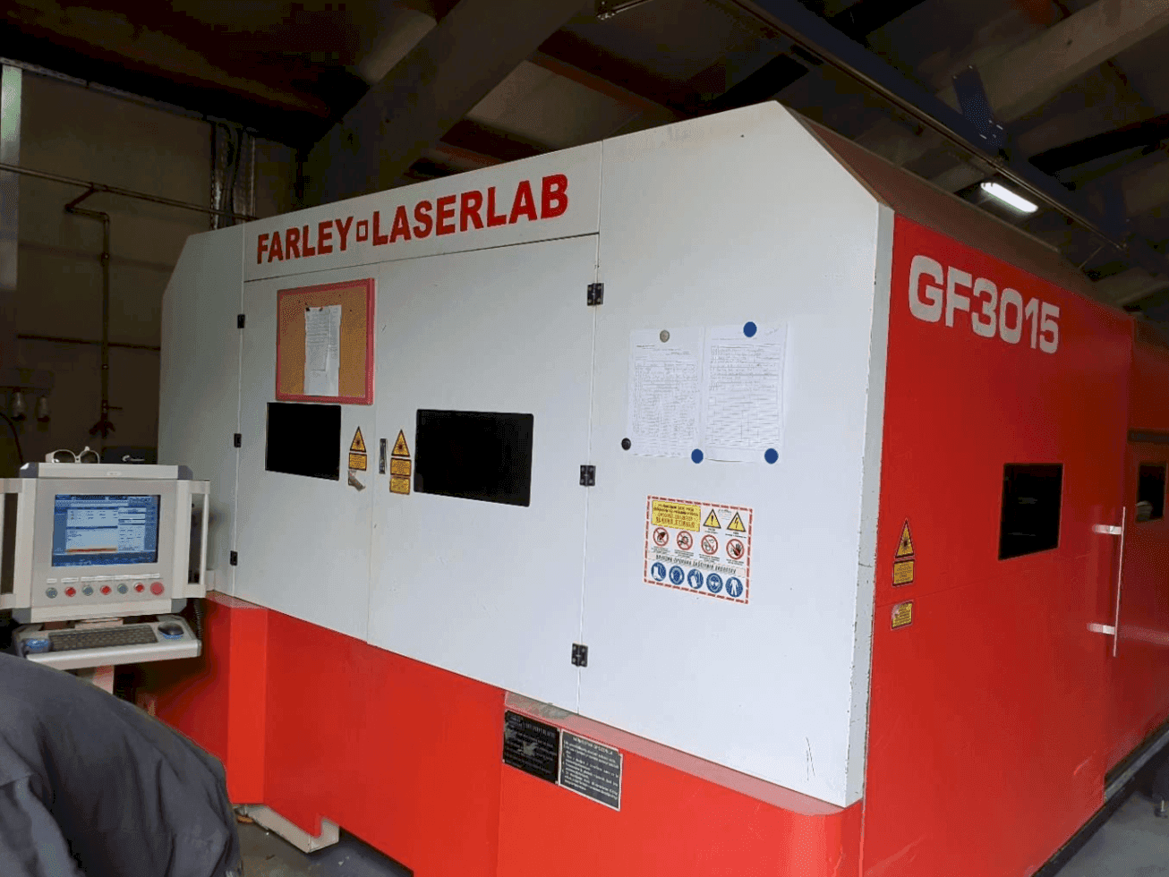 Masina Farley Laserlab Ht Gf 3015 Fiber eestvaade