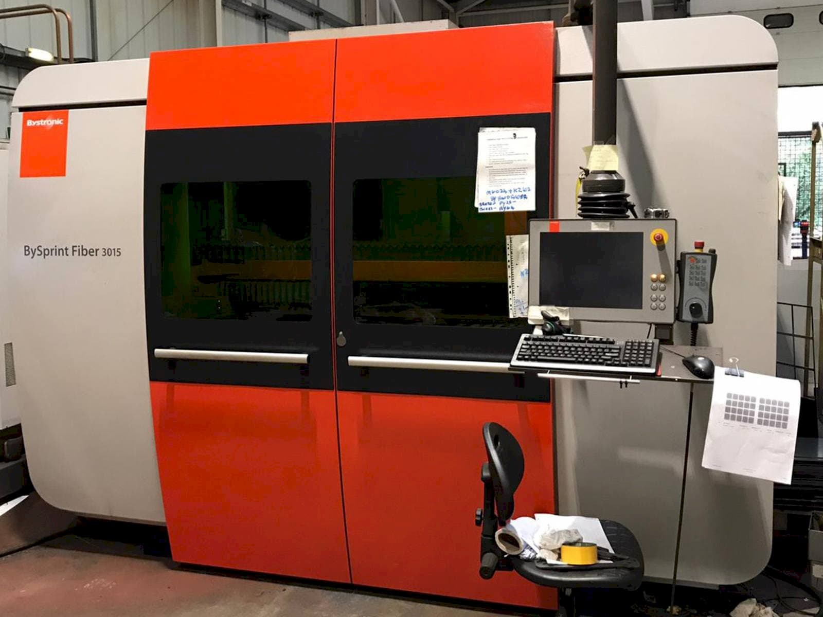 Masina Bystronic BySprint Fiber 3015 eestvaade