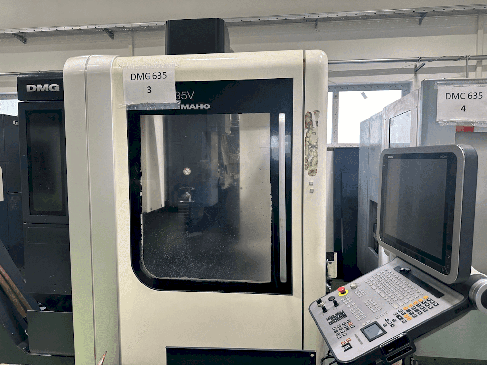 Masina DECKEL MAHO DMC 635 V eestvaade