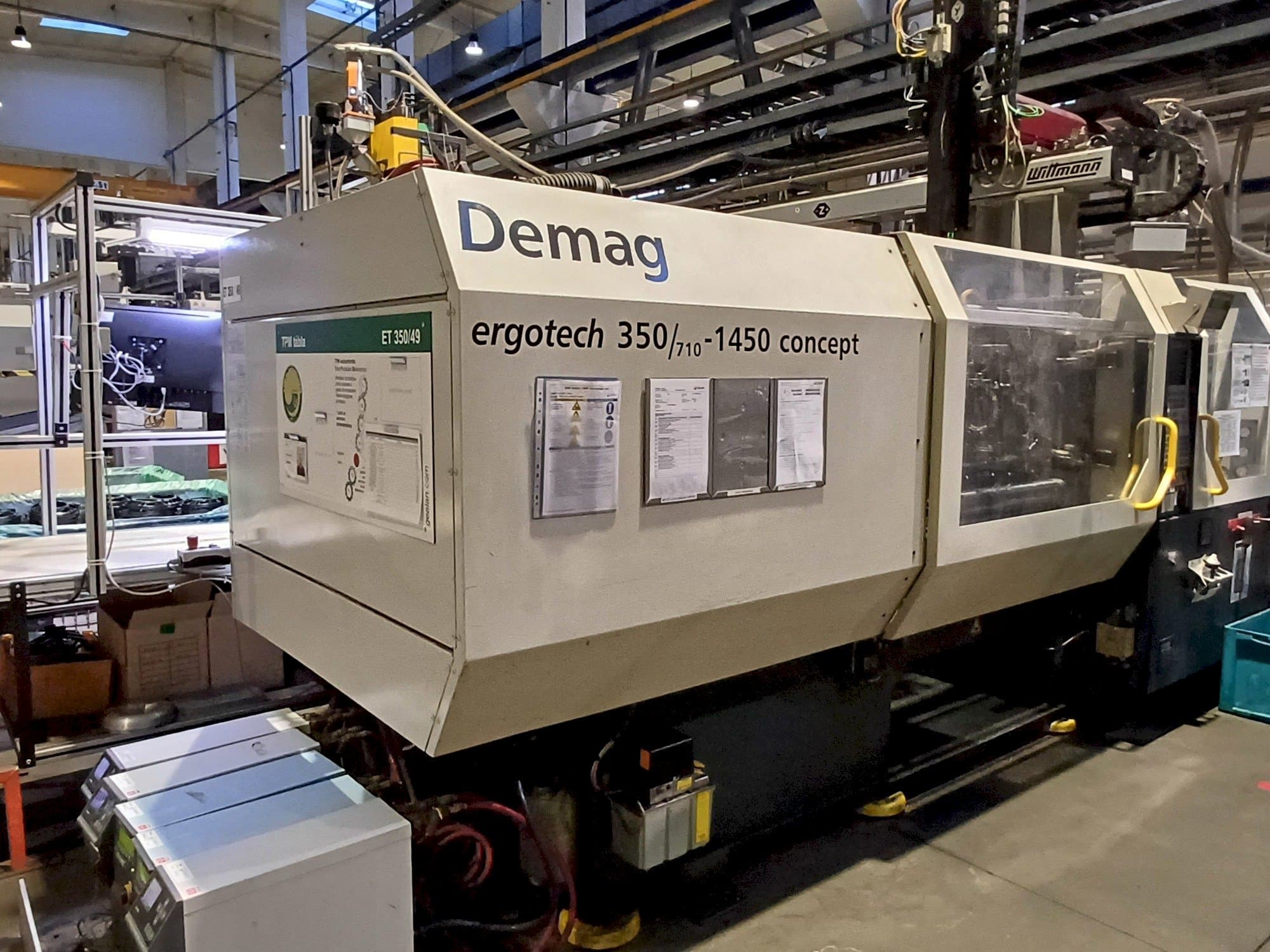 Masina SUMITOMO SHI DEMAG Ergotech 350 Concept eestvaade