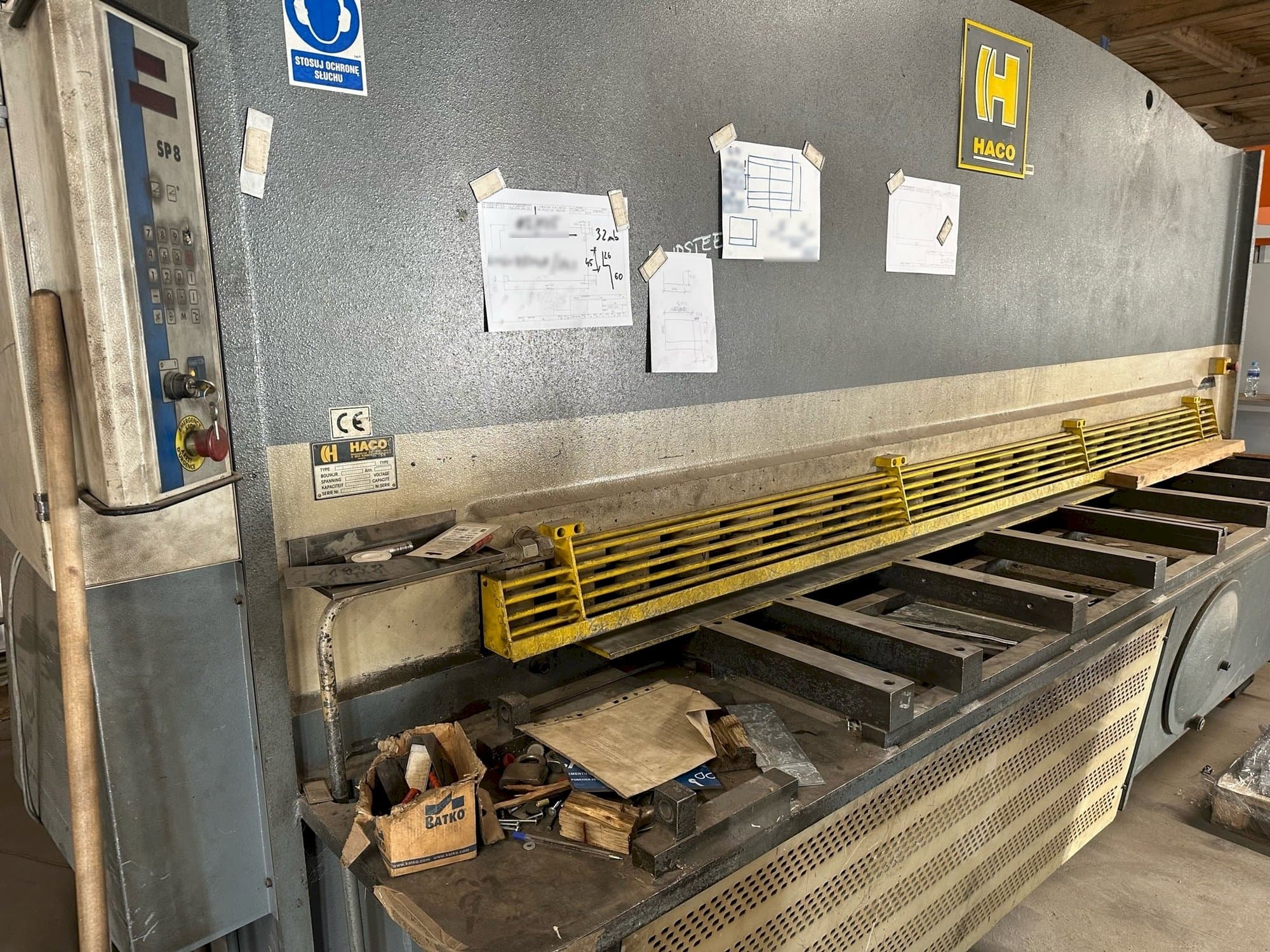 Masina HACO TS 3012 eestvaade