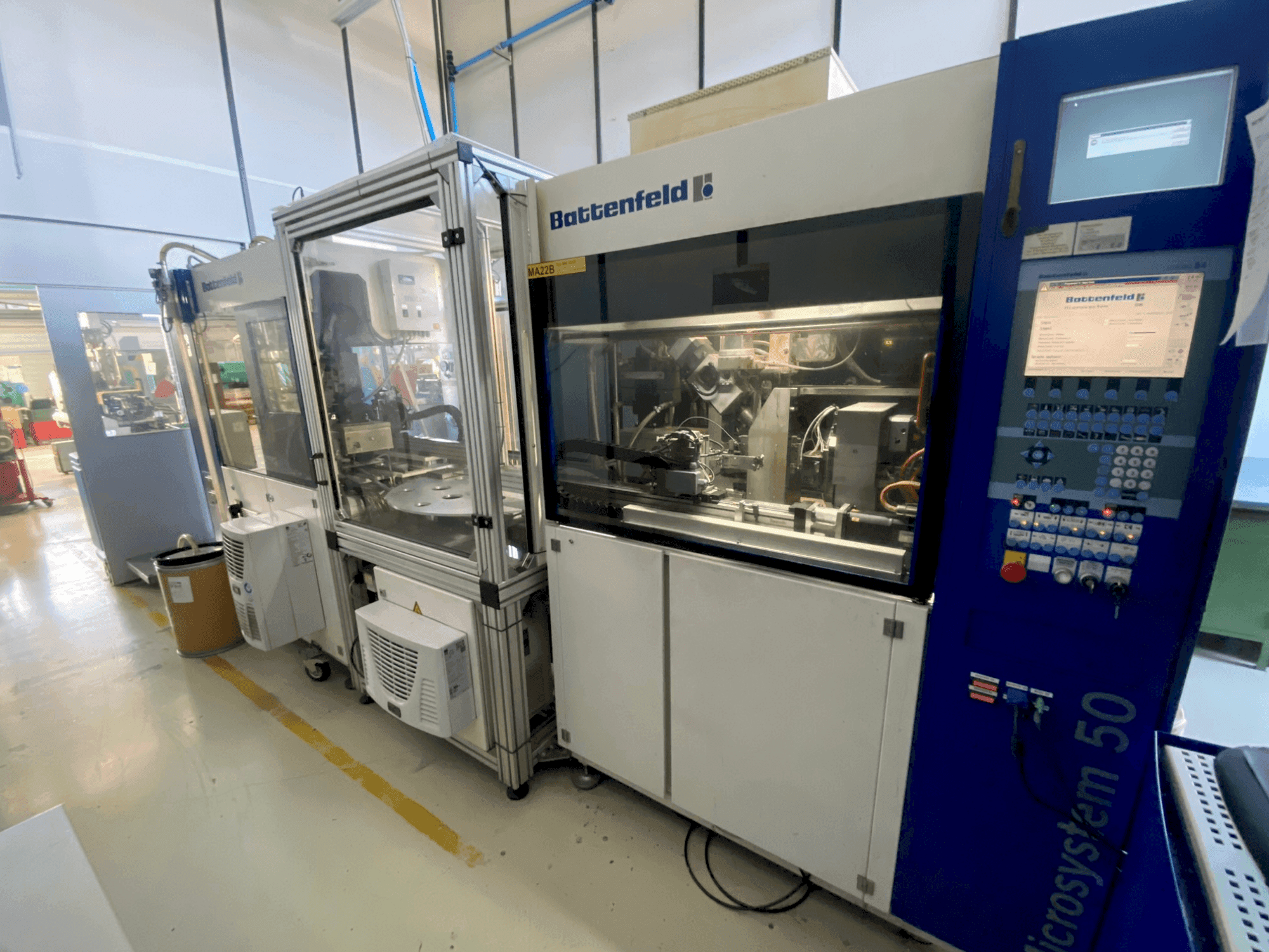 Masina Battenfeld Microsystem MM 50/50 eestvaade