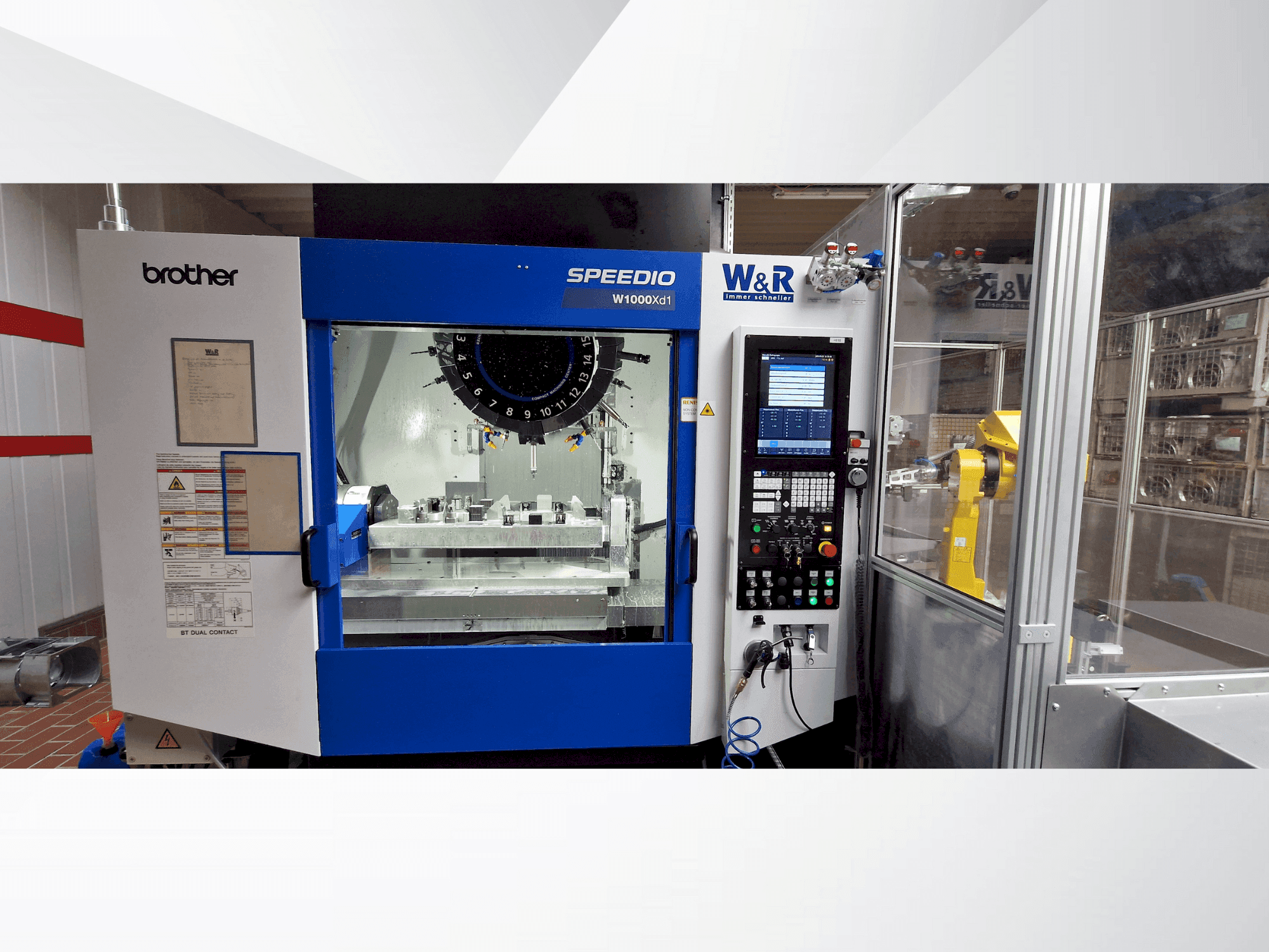 Masina Brother Speedio W1000Xd1 eestvaade