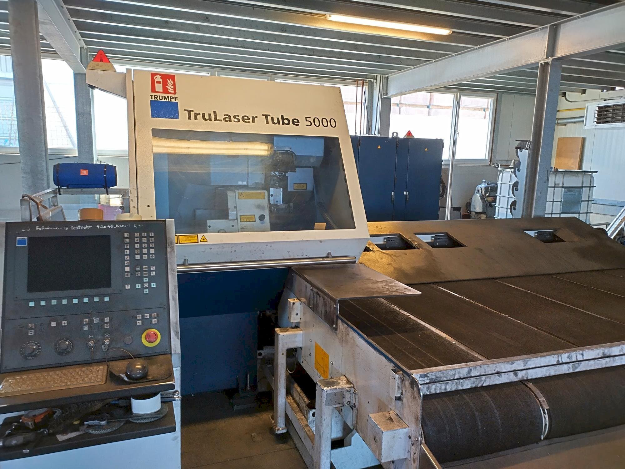 Masina Trumpf TruLaser Tube 5000 eestvaade