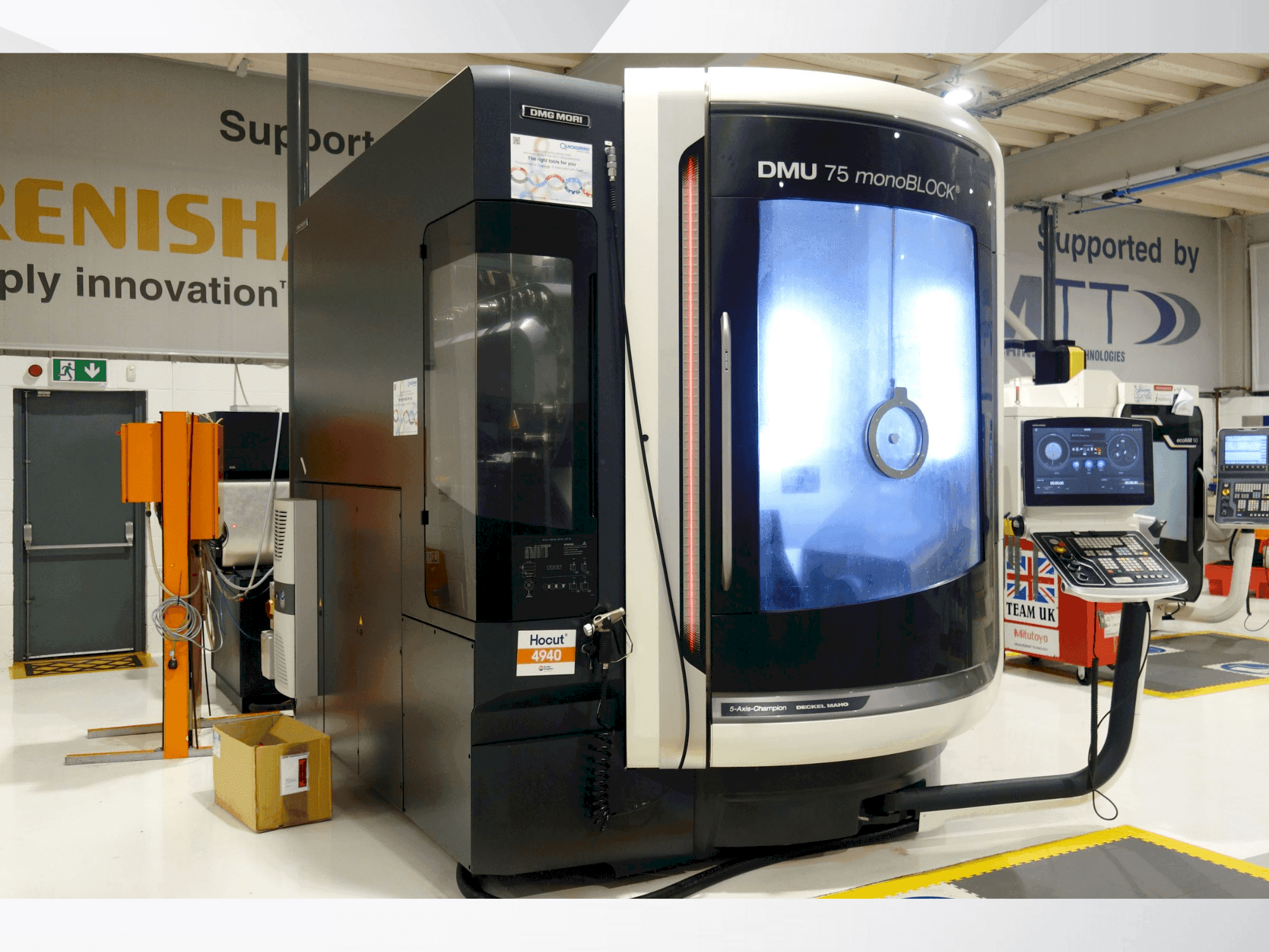 Masina DMG MORI DMU 75 Monoblock eestvaade