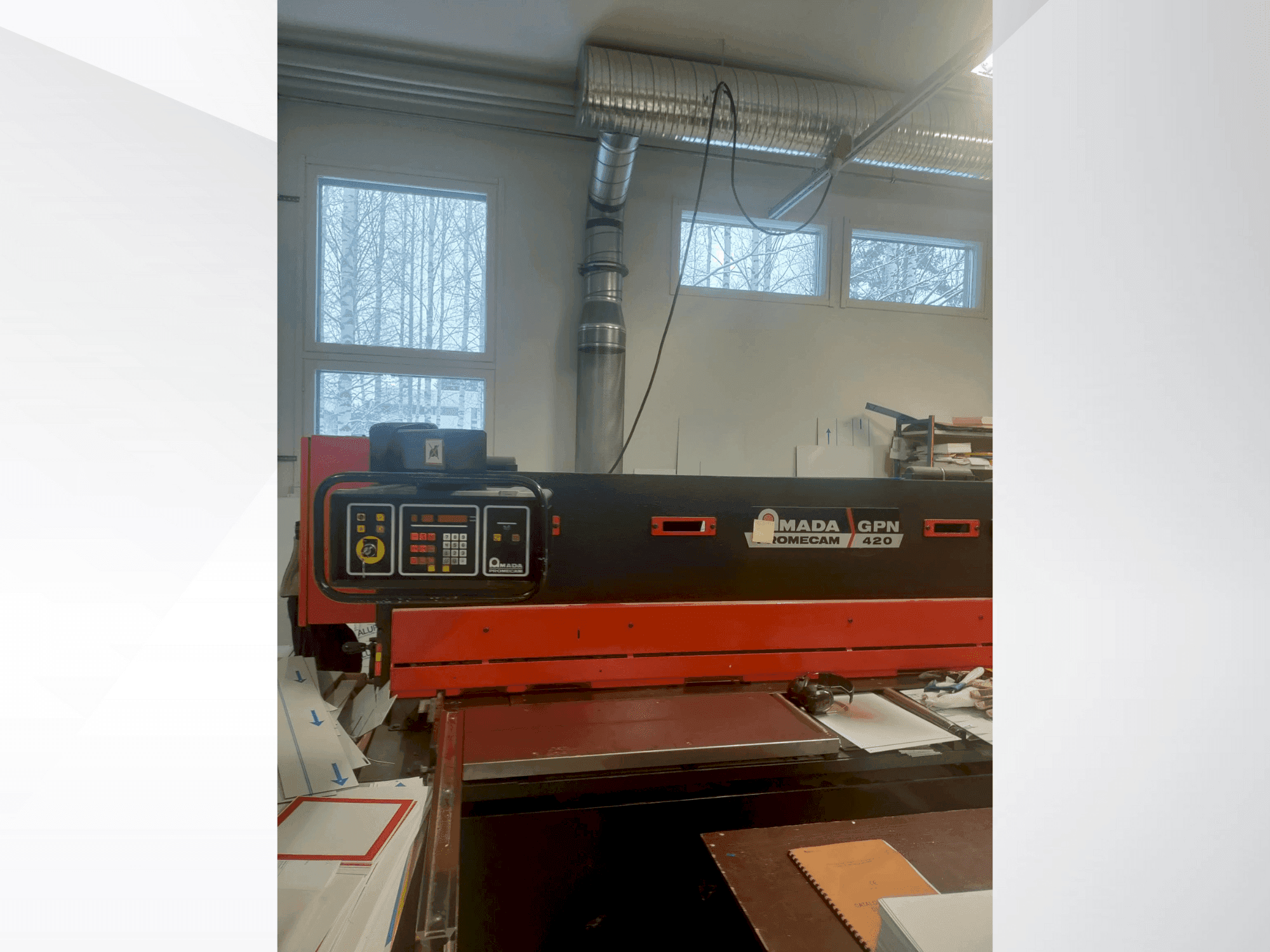 Masina AMADA GPN 420 eestvaade