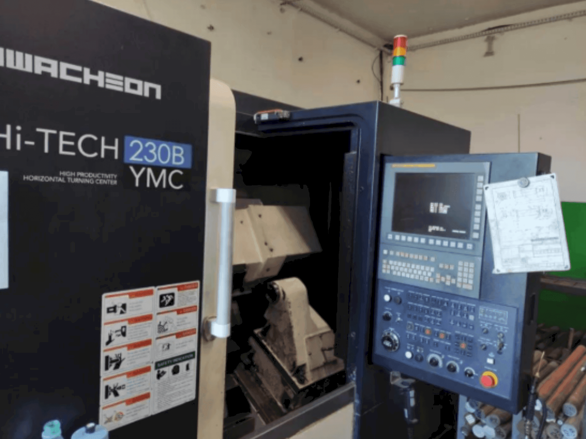 Masina HWACHEON HI-TECH 230B YMC   eestvaade