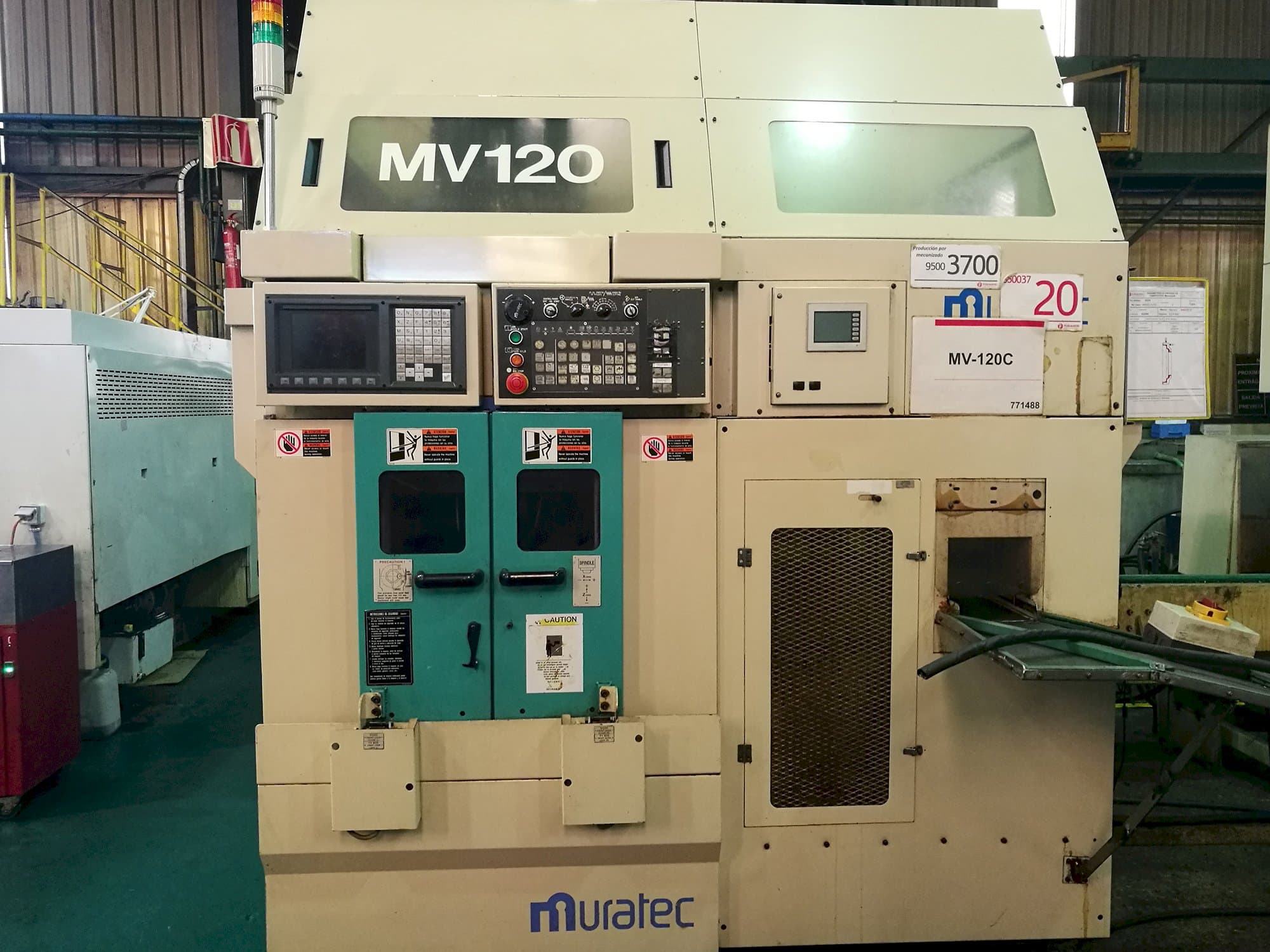 Masina MURATA Muratec MV 120 eestvaade