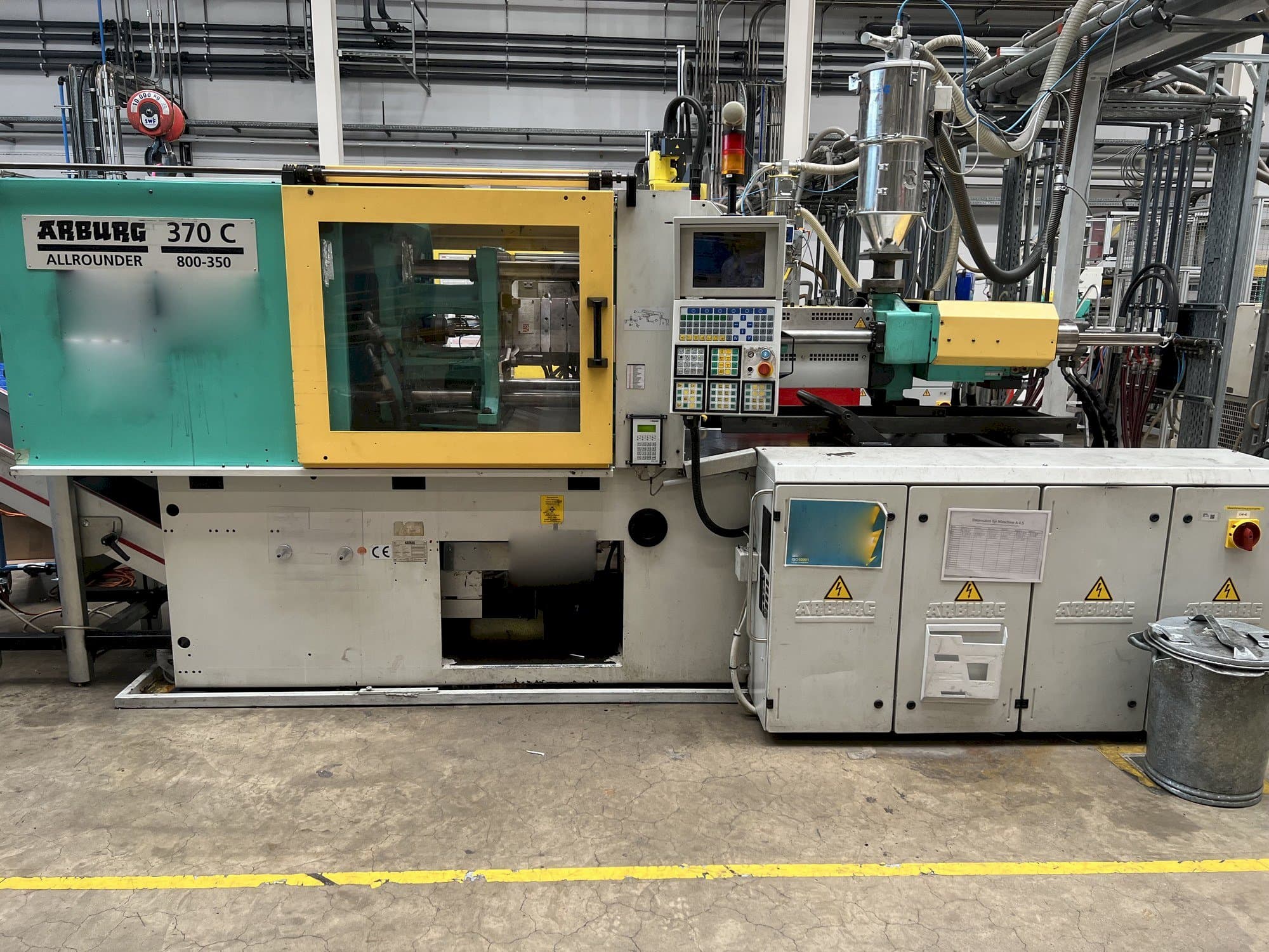 Masina Arburg 370C-800-350 eestvaade