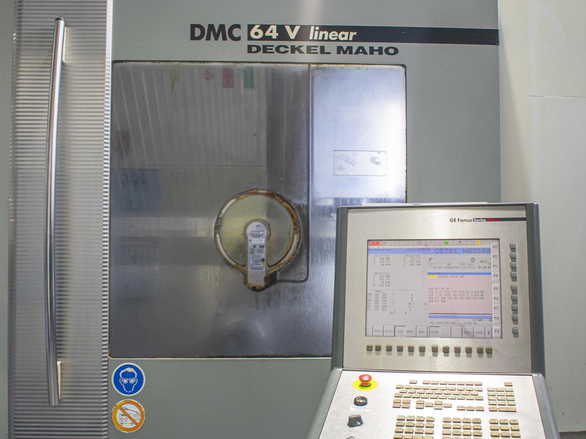 Masina DECKEL MAHO DMC 64 V linear eestvaade
