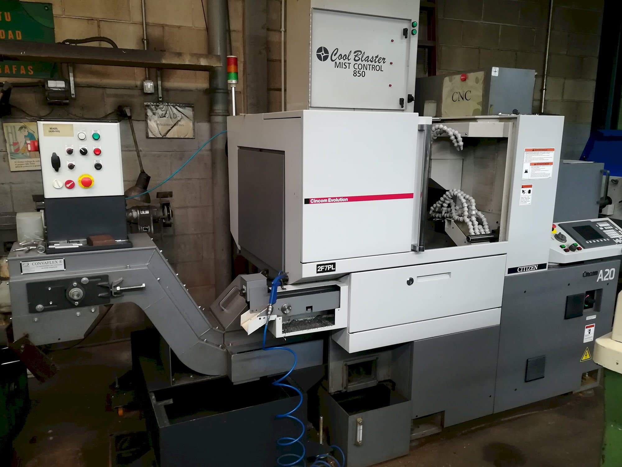 Masina CITIZEN Cincom A20 eestvaade