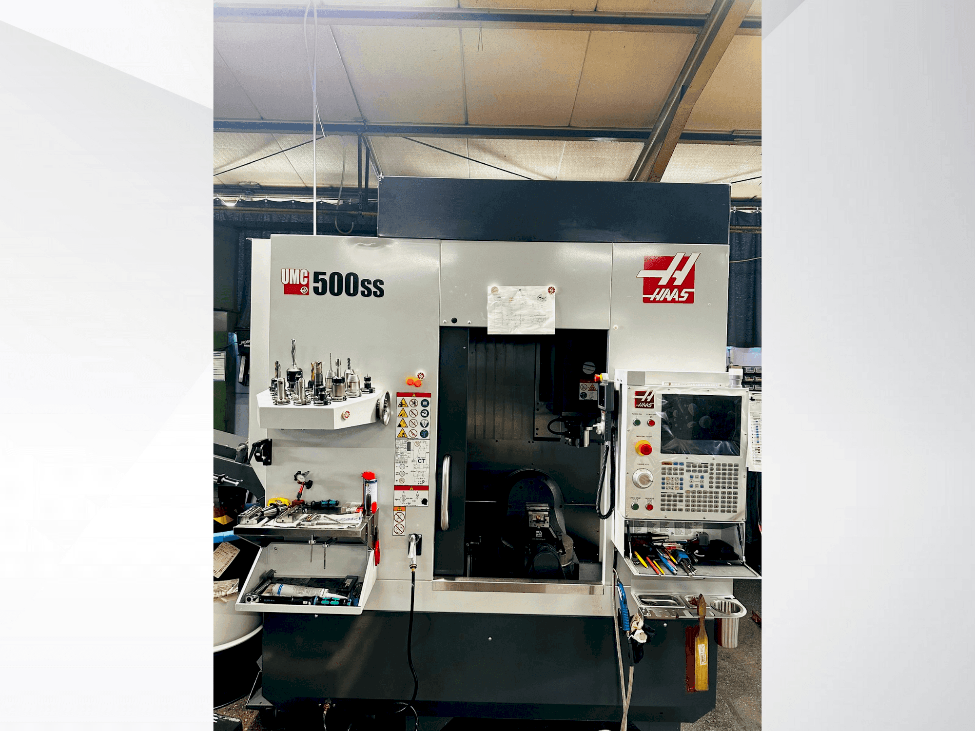 Masina HAAS UMC 500 SS eestvaade
