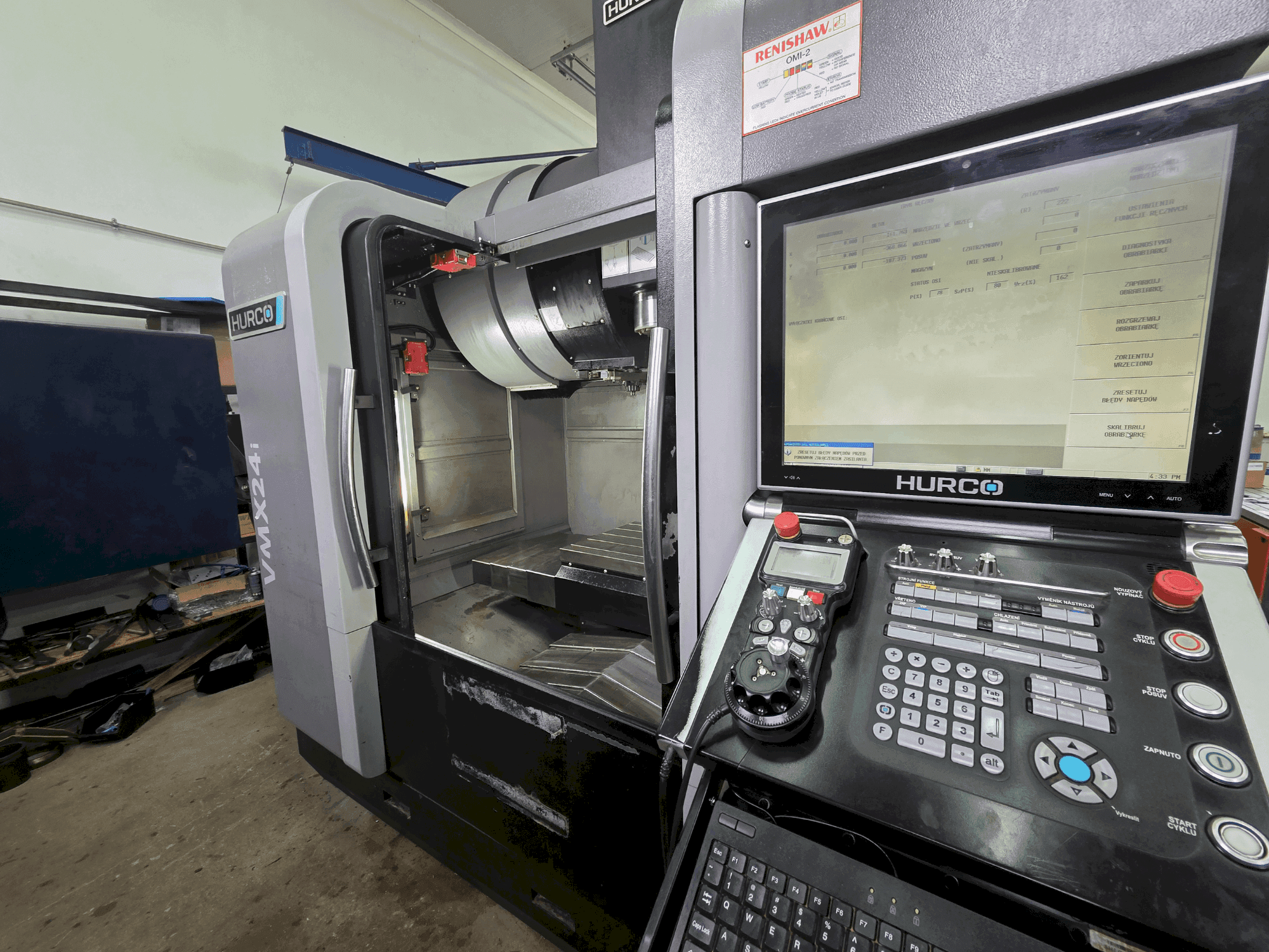 Masina Hurco VMX 24i   eestvaade