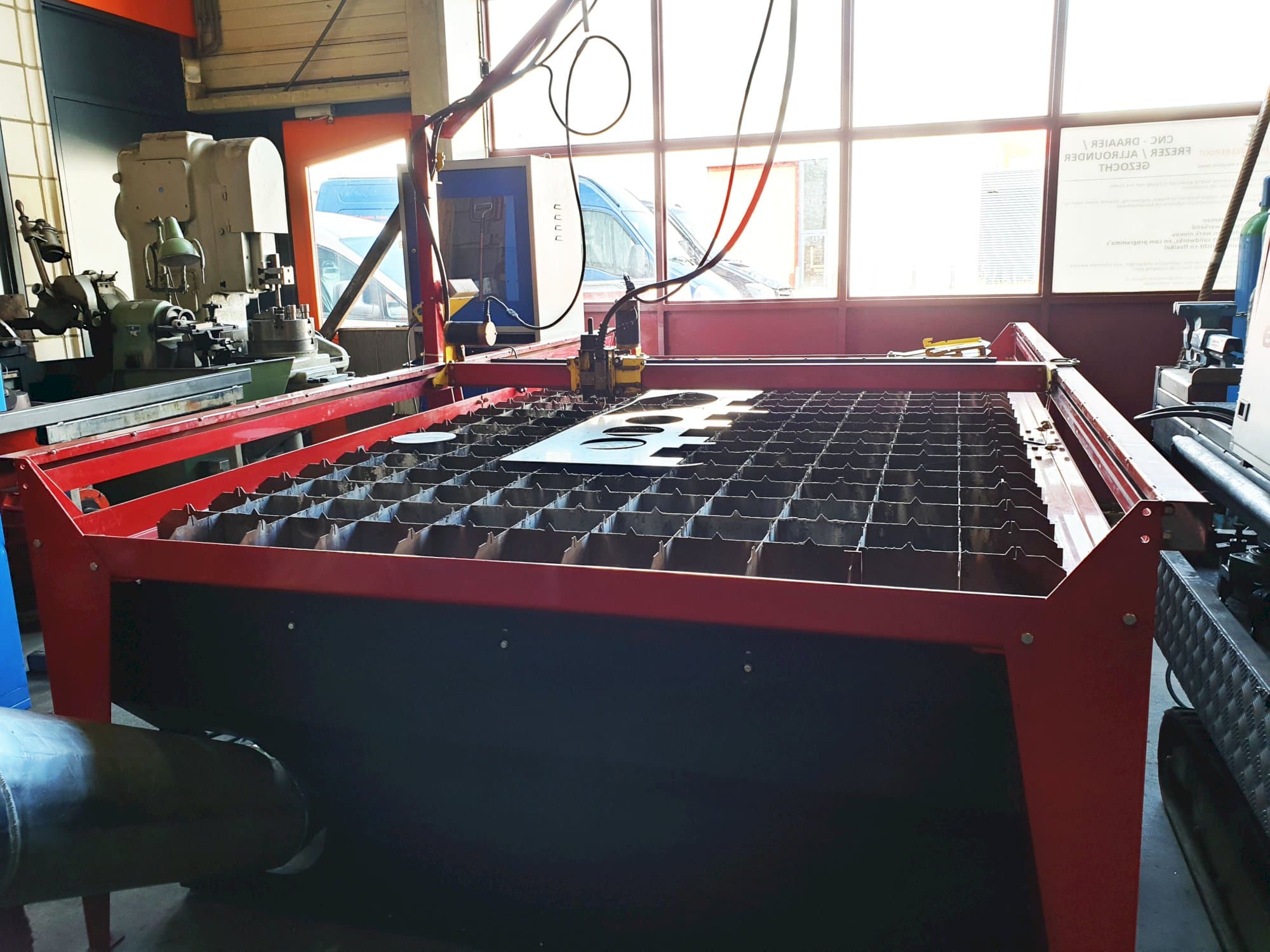 Masina Plasmacam Samson 510   tööruum