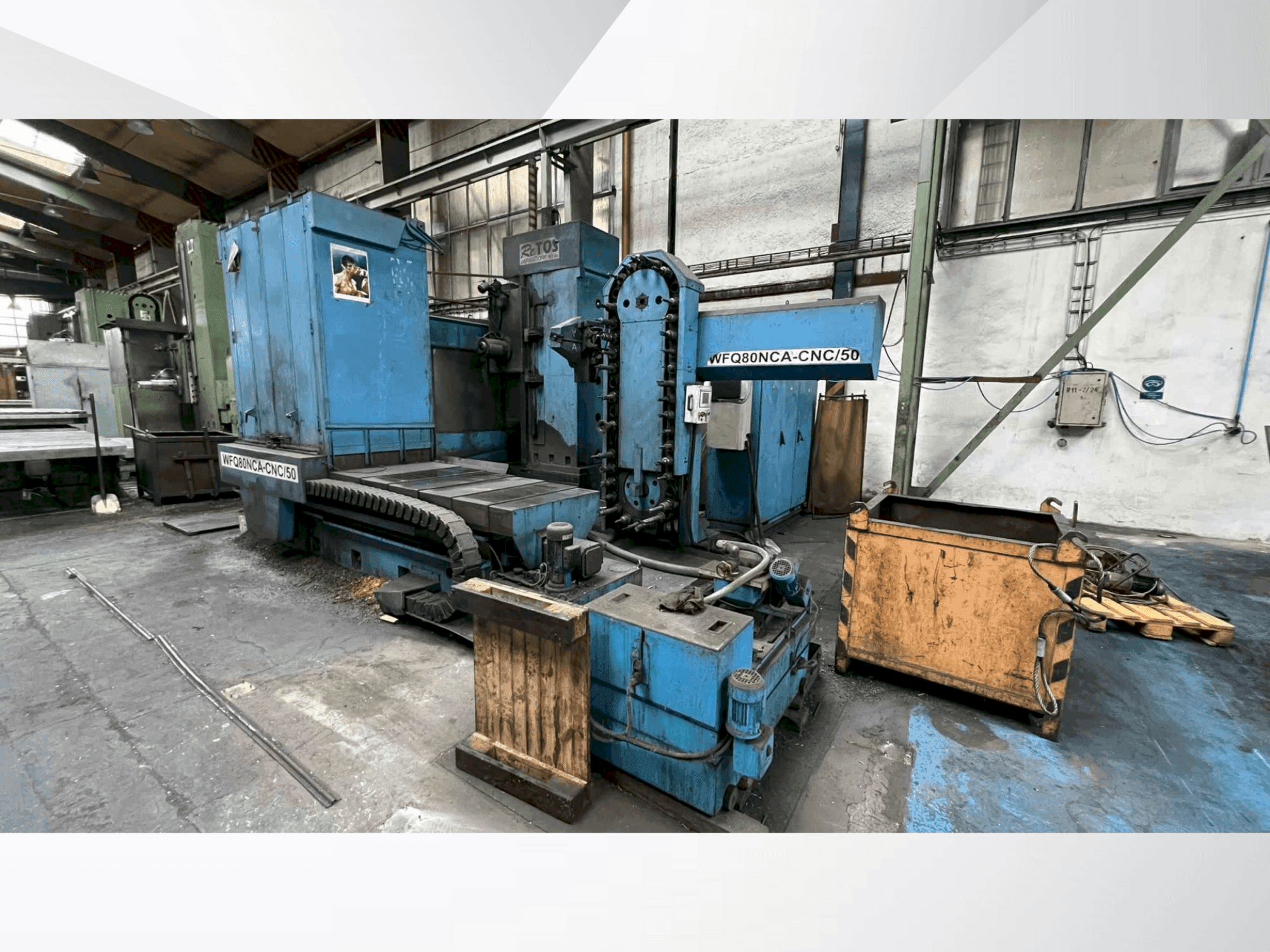 Masina TOS WFQ80NCA-CNC/50 eestvaade