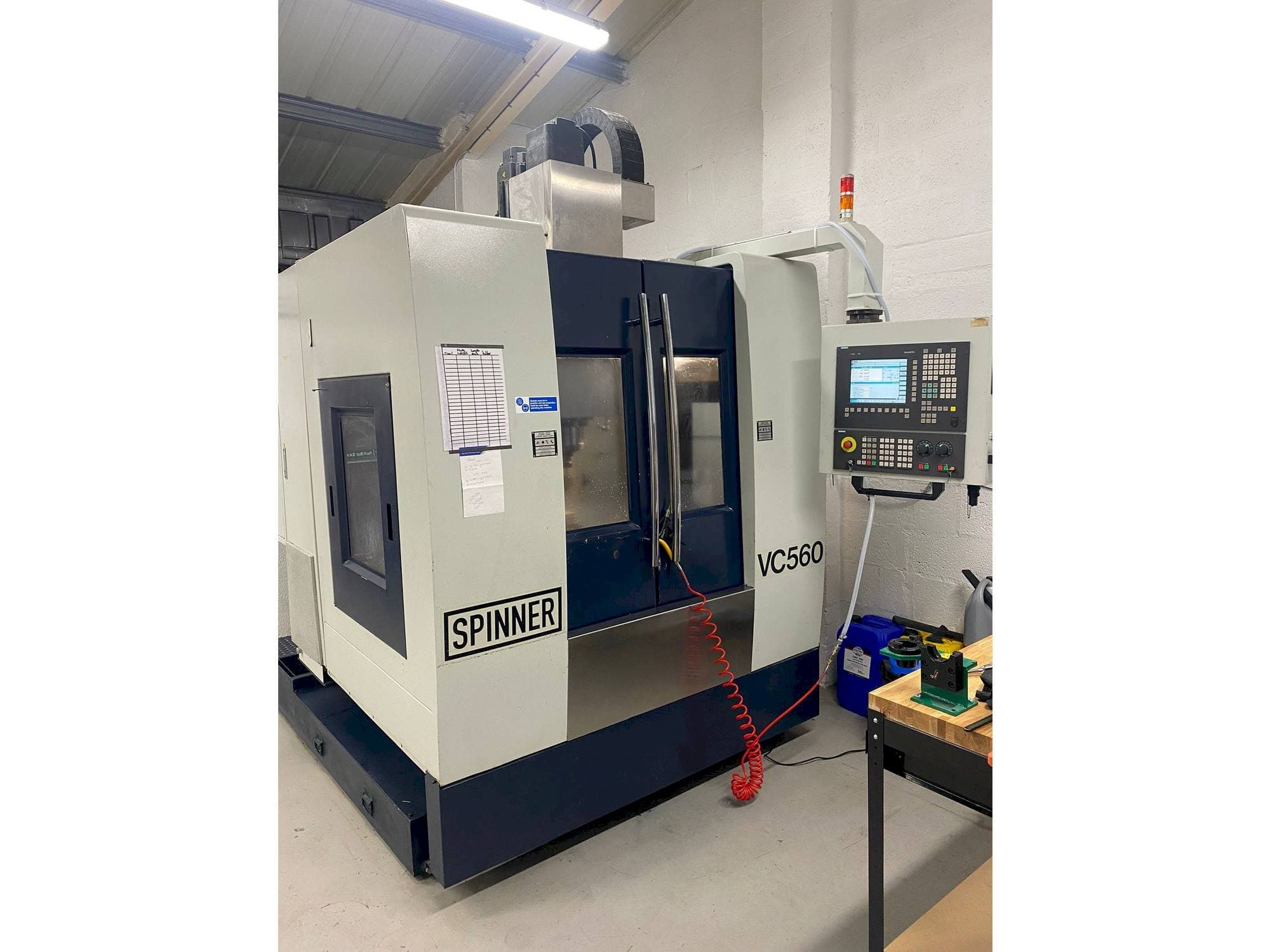 Masina SPINNER VC560 eestvaade