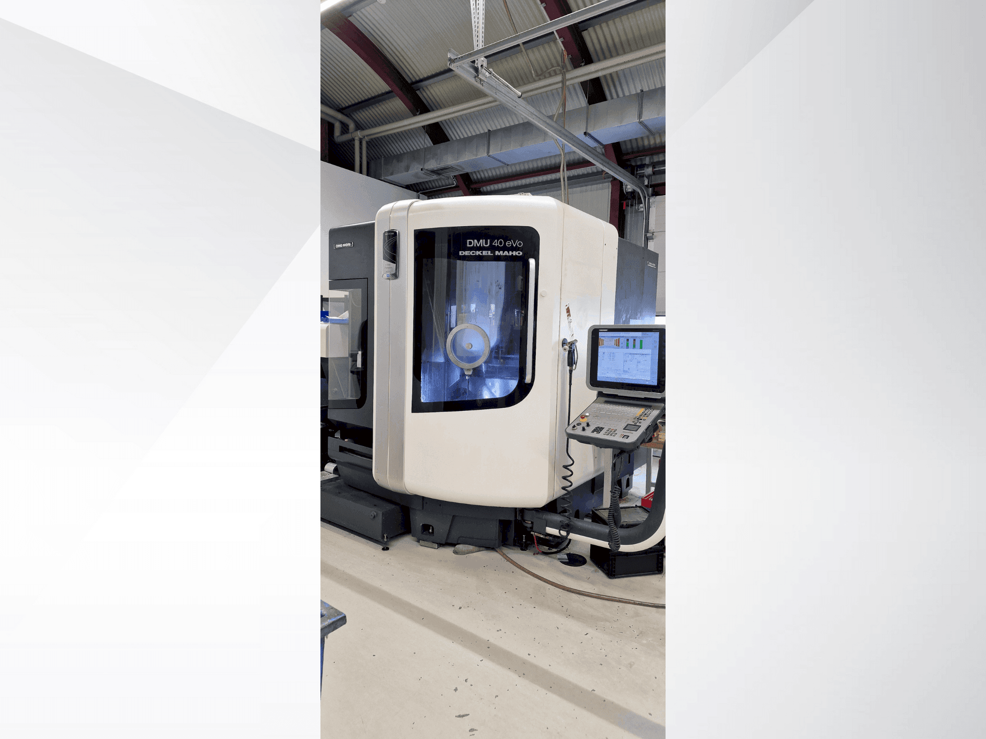 Masina DMG DECKEL MAHO DMU 40 evo eestvaade