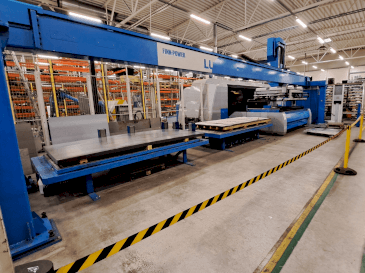 Masina Finn-Power L6 laser + LU3000 eestvaade
