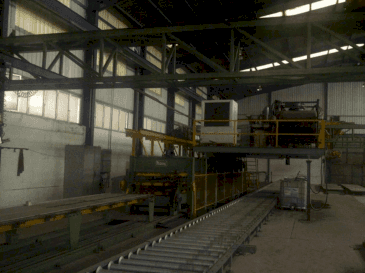 Masina MANNI Sandwich Panel Production Line eestvaade
