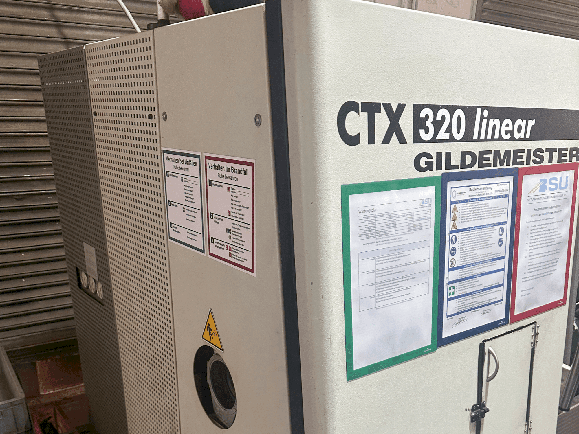 Masina DMG CTX 320 Linear V5 eestvaade