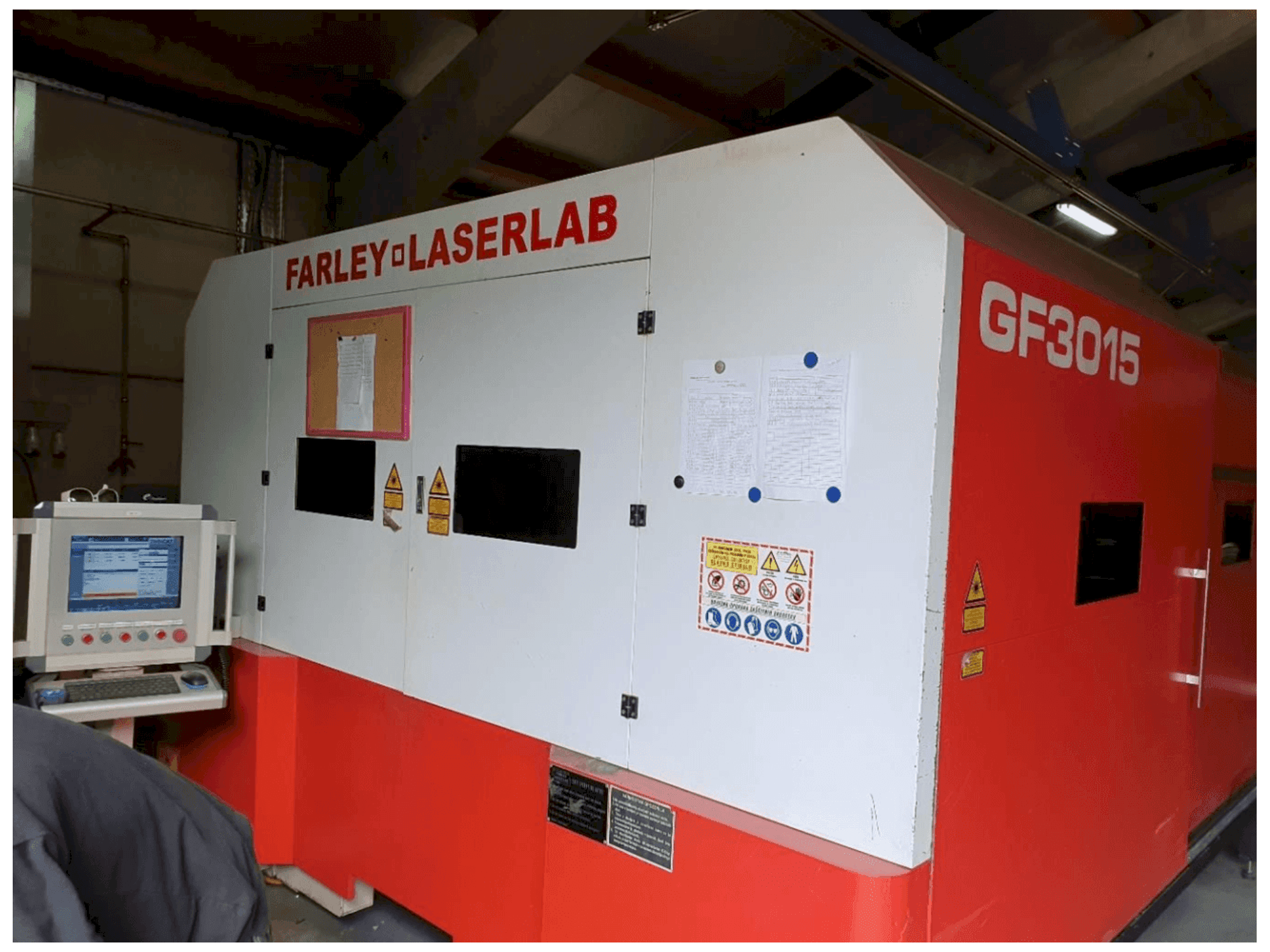 Masina Farley Laserlab Ht Gf 3015 Fiber eestvaade