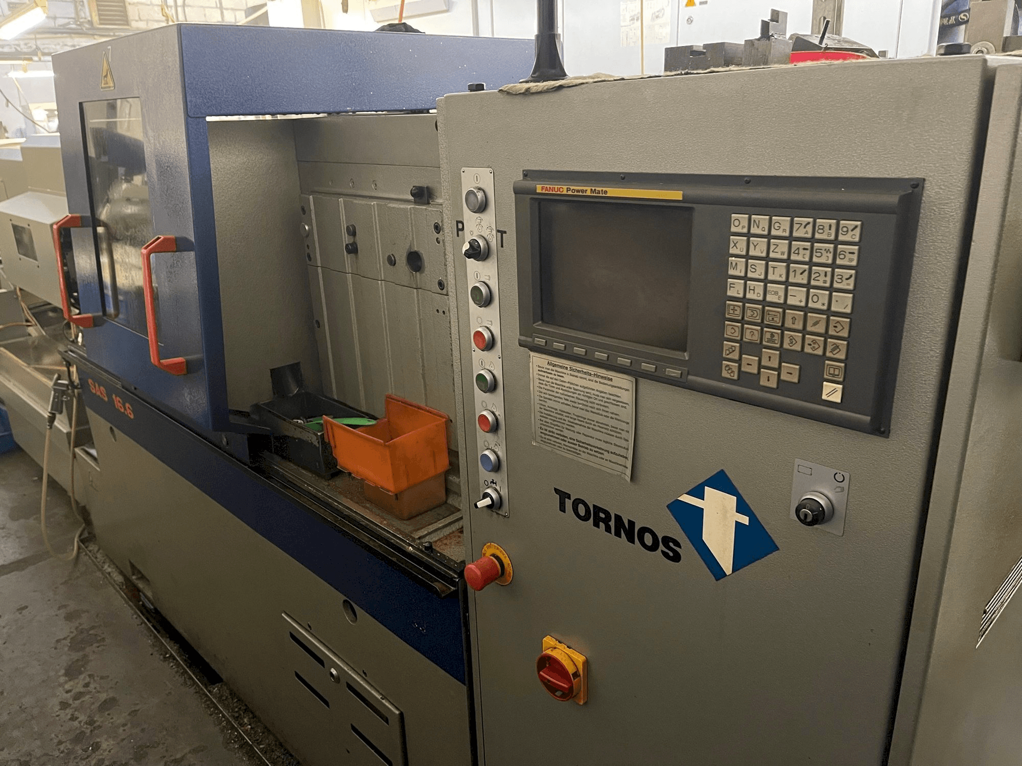 Masina TORNOS SAS 16.6 eestvaade