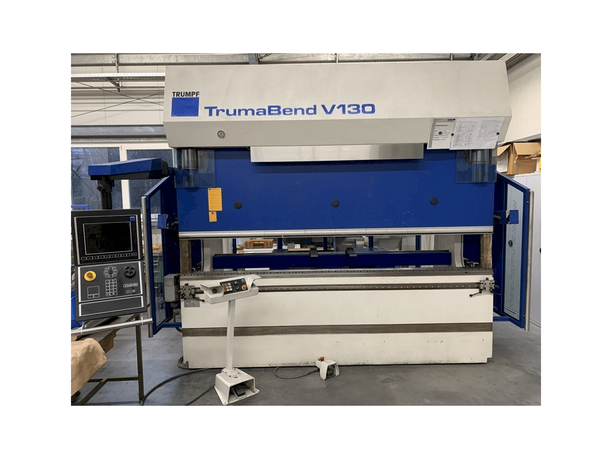 Masina Trumpf TrumaBend V130X eestvaade