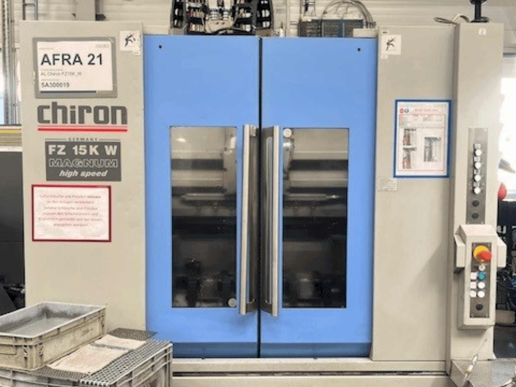 Masina CHIRON FZ 15 KWM HS eestvaade