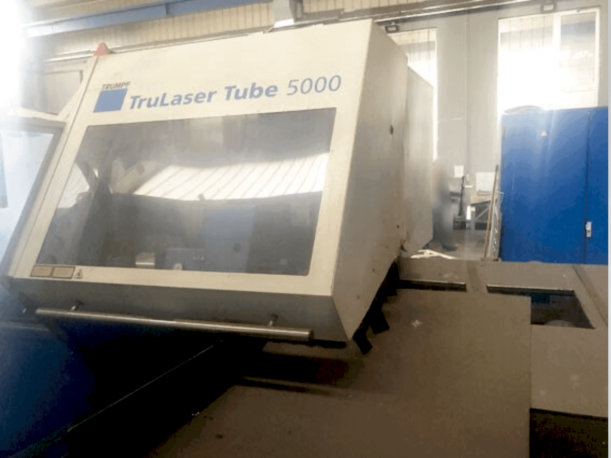 Masina TRUMPF tru laser tube 5000 eestvaade