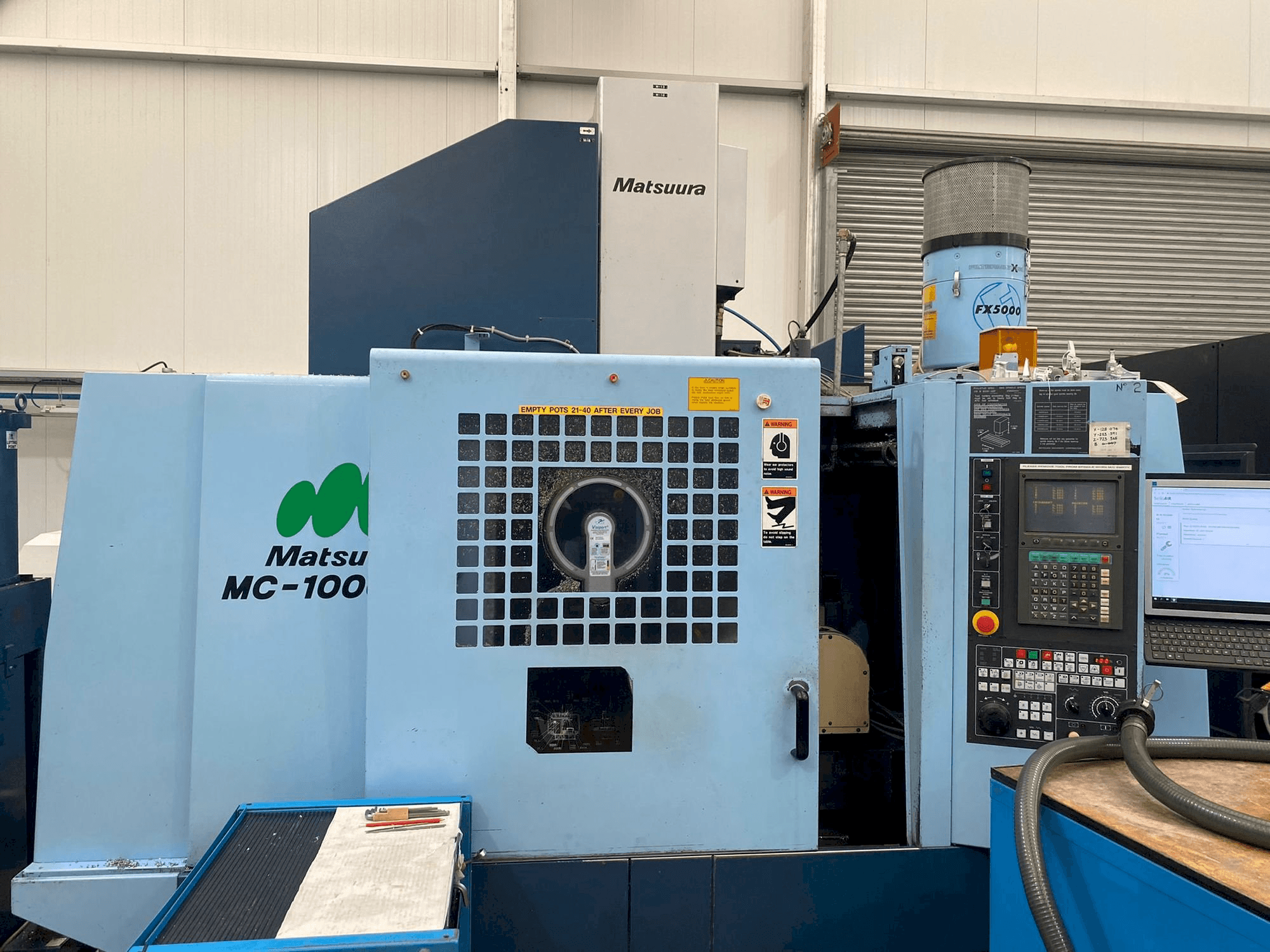Masina Matsuura MC-1000 VGX eestvaade