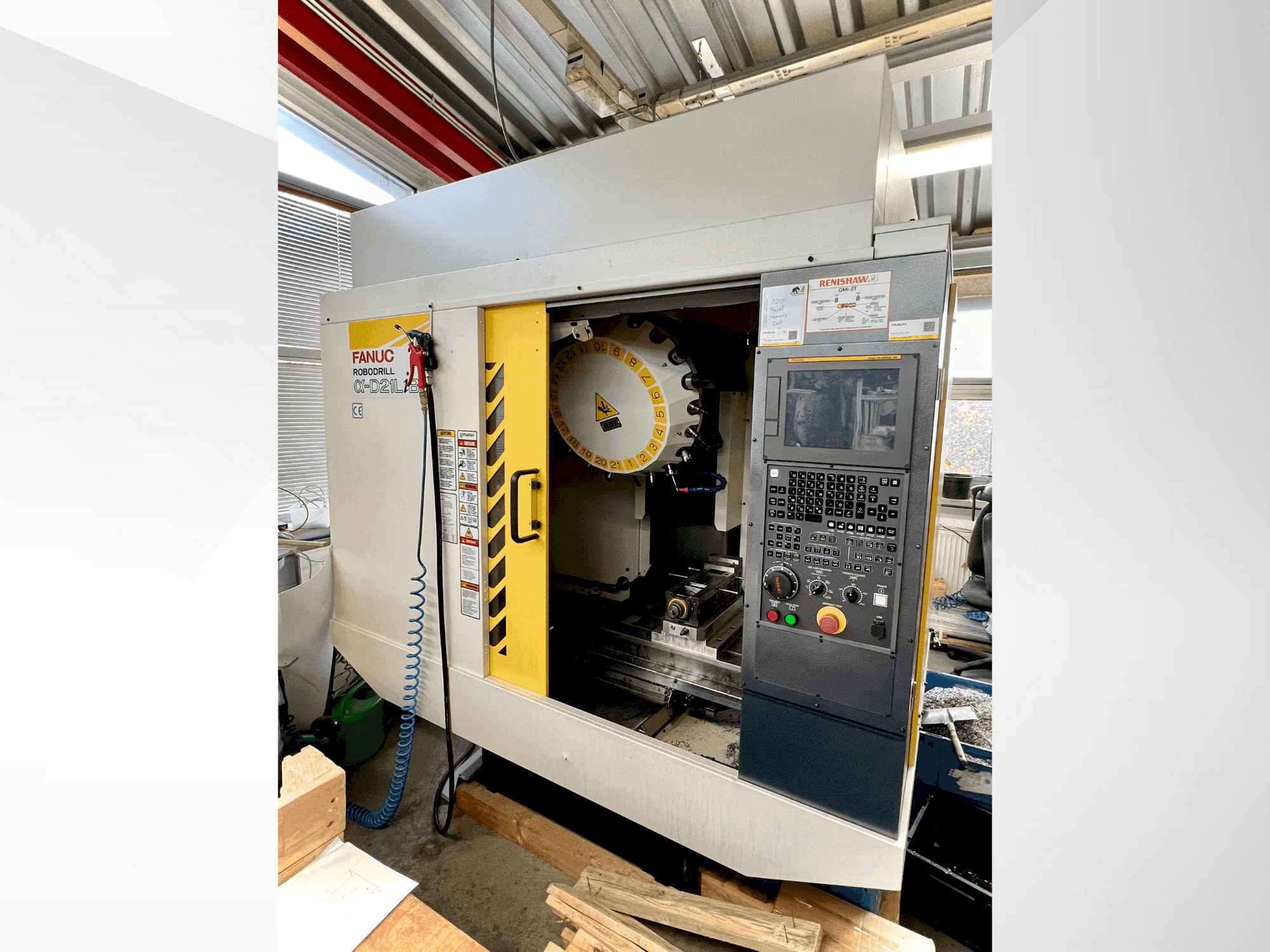 Masina FANUC ROBODRILL α-D21LiB5 eestvaade