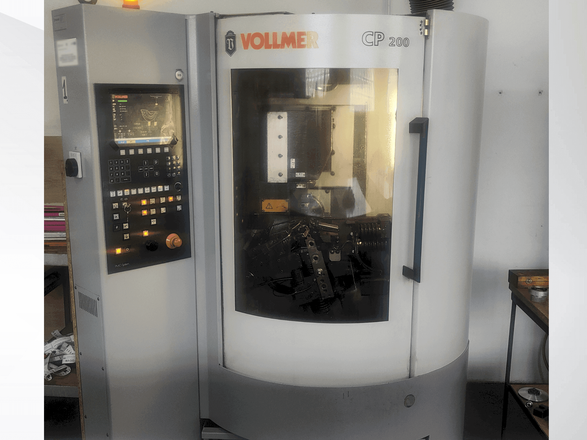 Masina VOLLMER CP 200 eestvaade