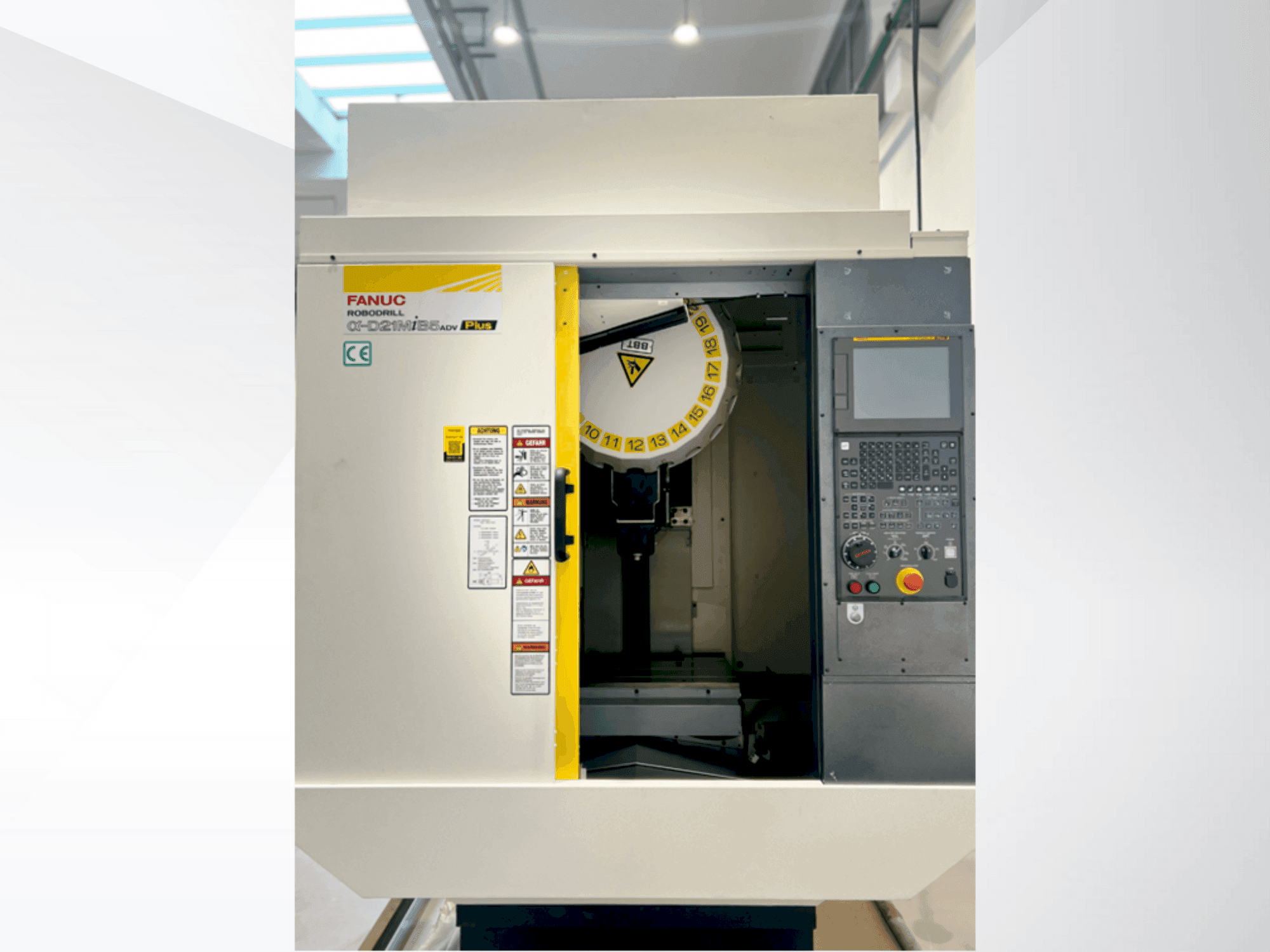 Masina FANUC α-D21MiB5ADV Plus eestvaade