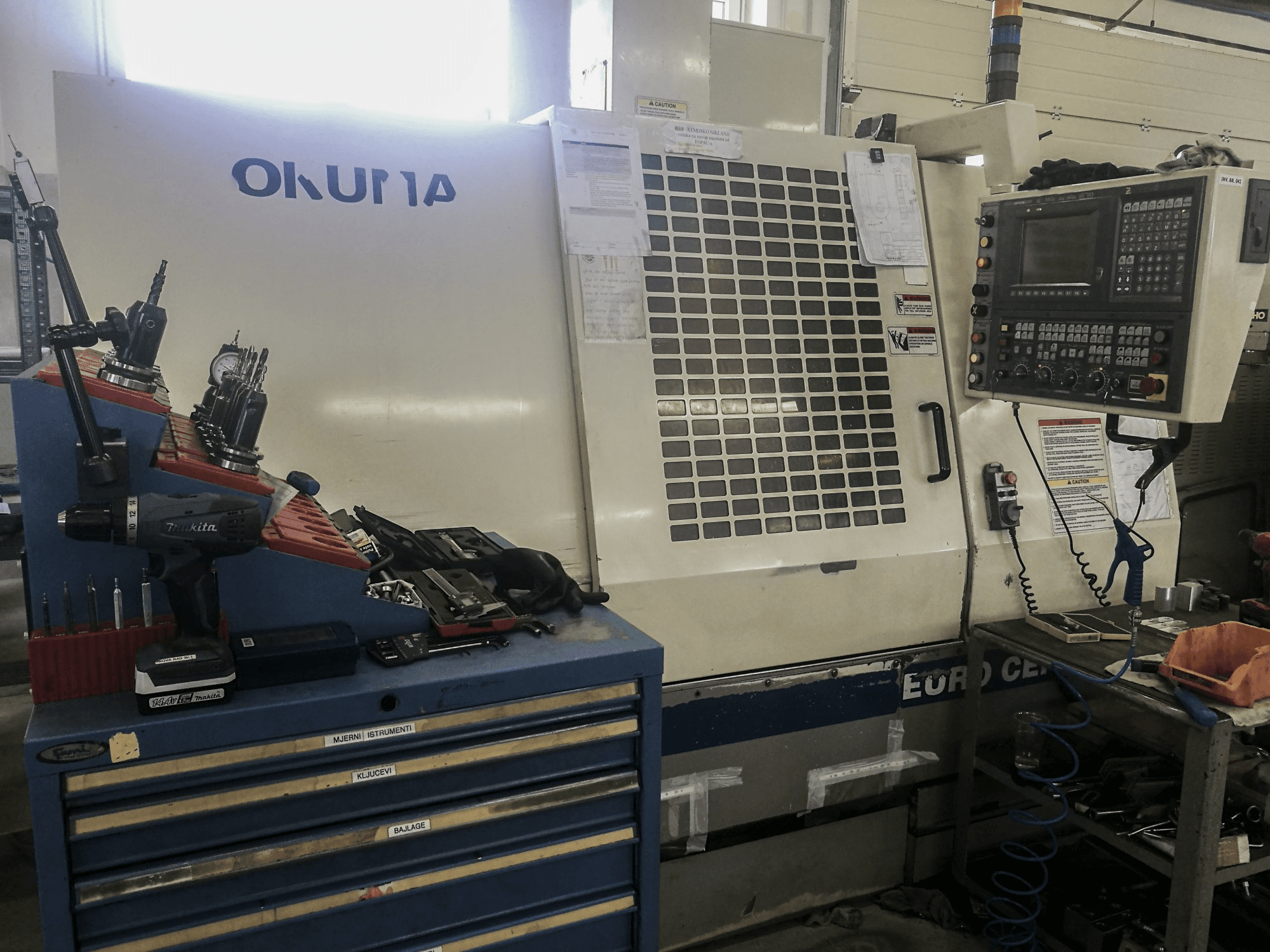 Masina Okuma EURO CENTER V50 eestvaade