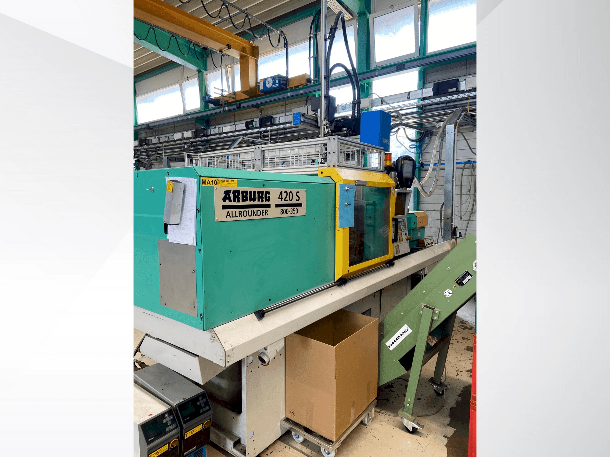 Masina Arburg Allrounder 420 S 800-350 eestvaade