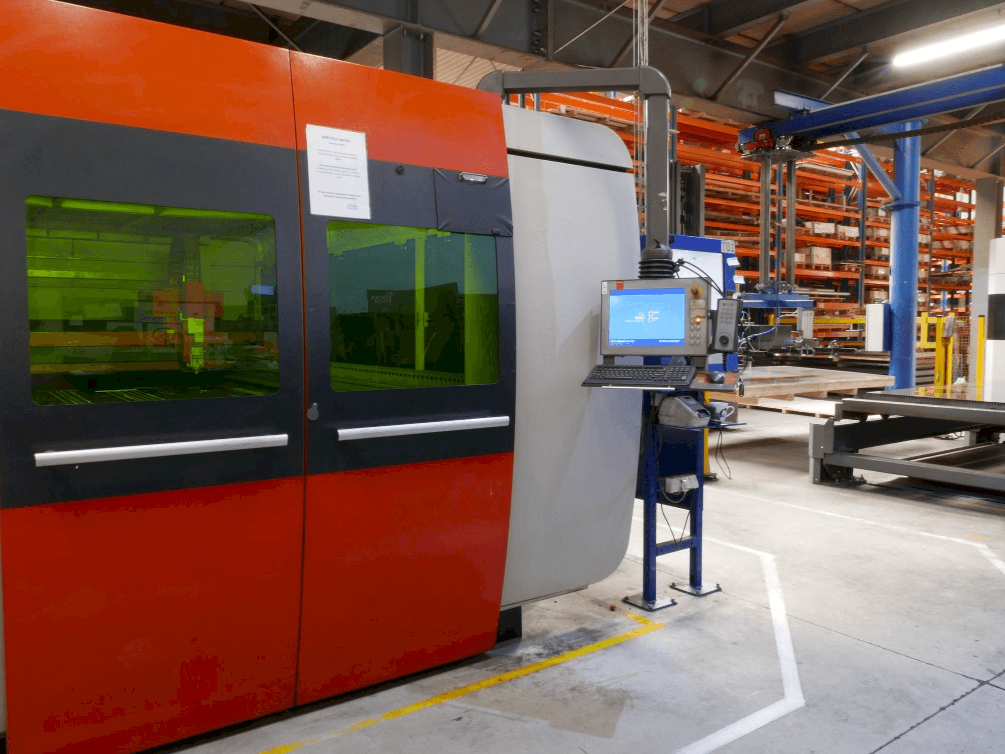 Masina Bystronic BySprint Fiber 3015 eestvaade