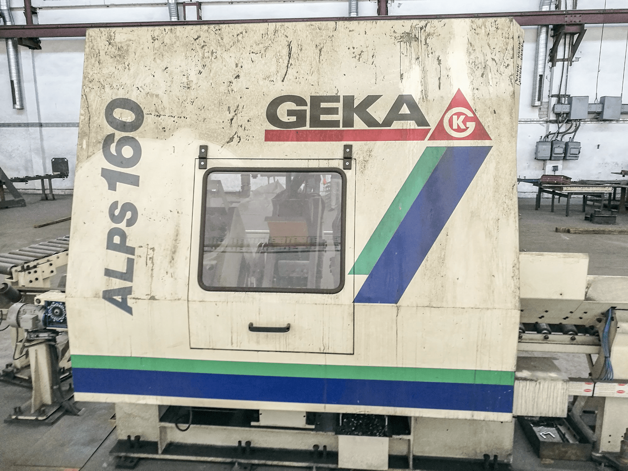 Masina GEKA ALPS-150 eestvaade