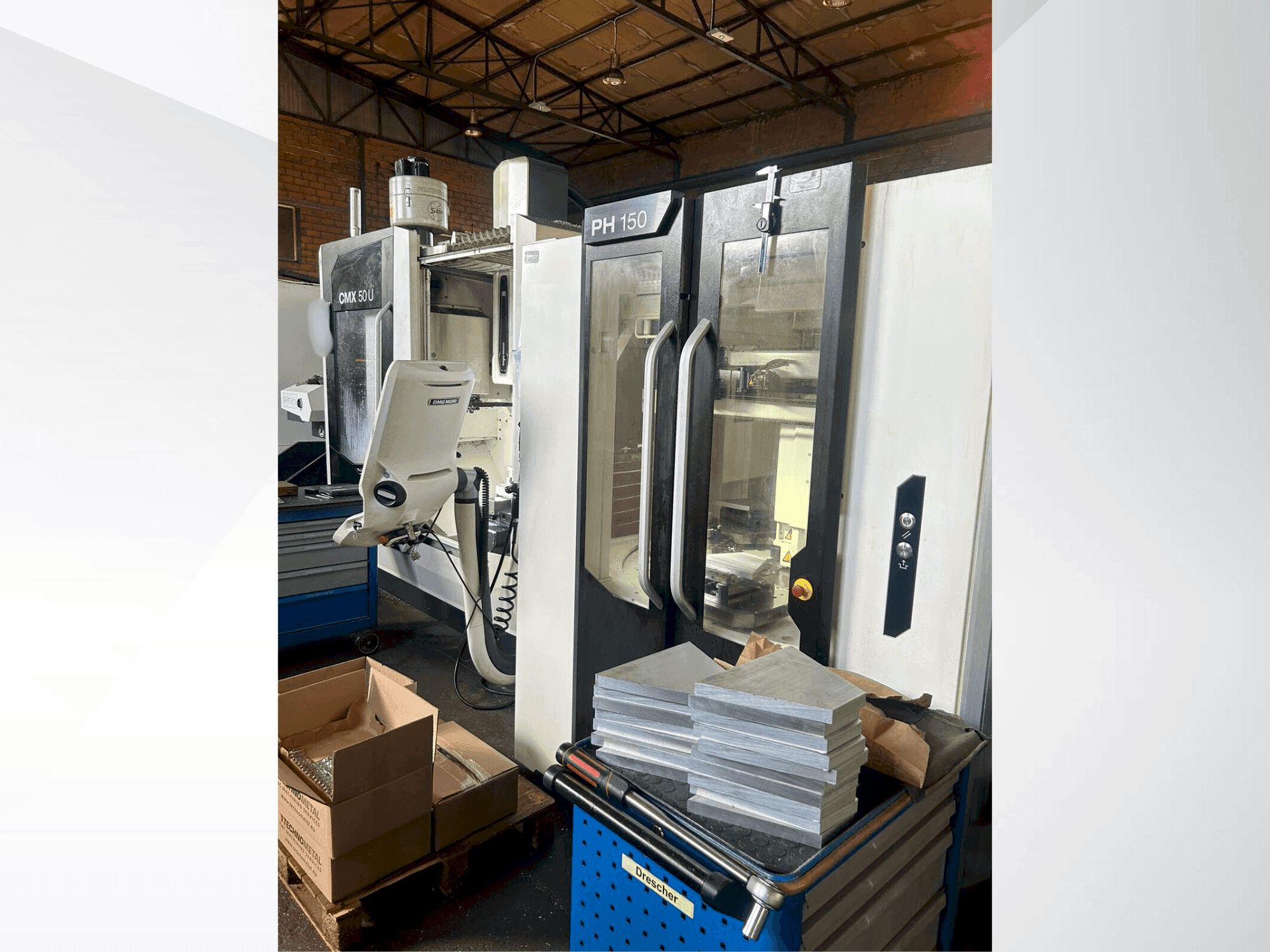 Masina DMG MORI CMX50U eestvaade