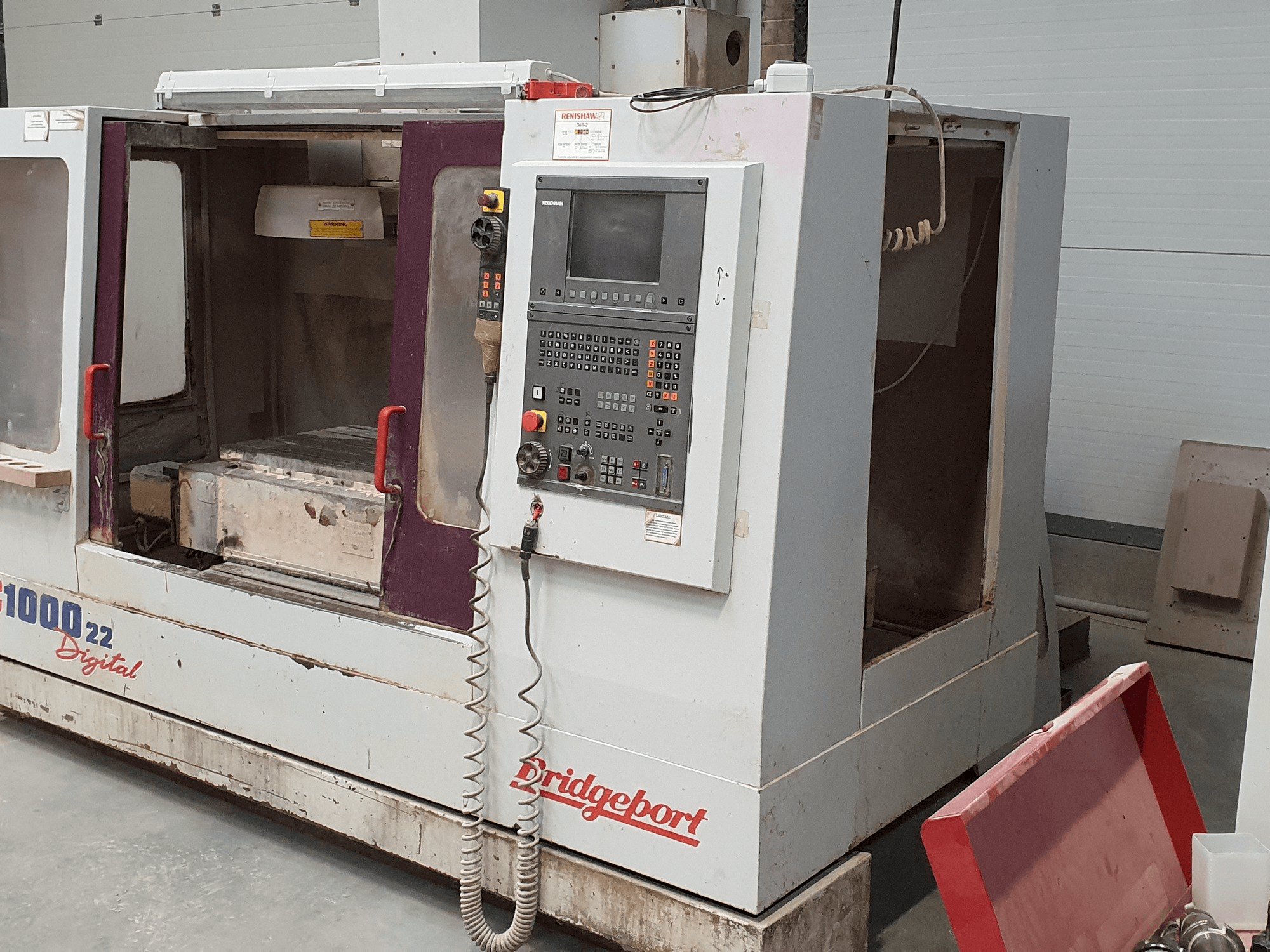 Masina Bridgeport VMC 1000/22 eestvaade