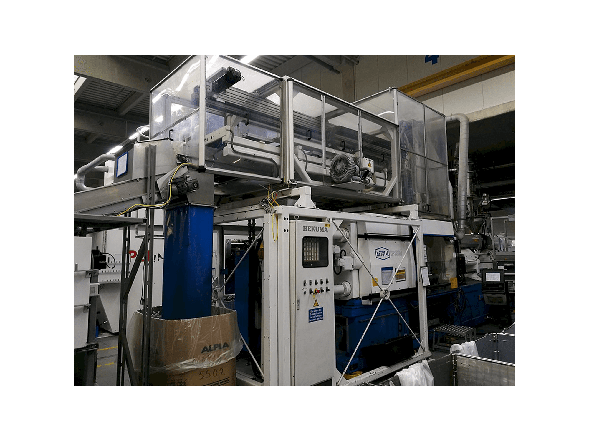 Masinavaade Netstal HP-3500/3550-R vasakult