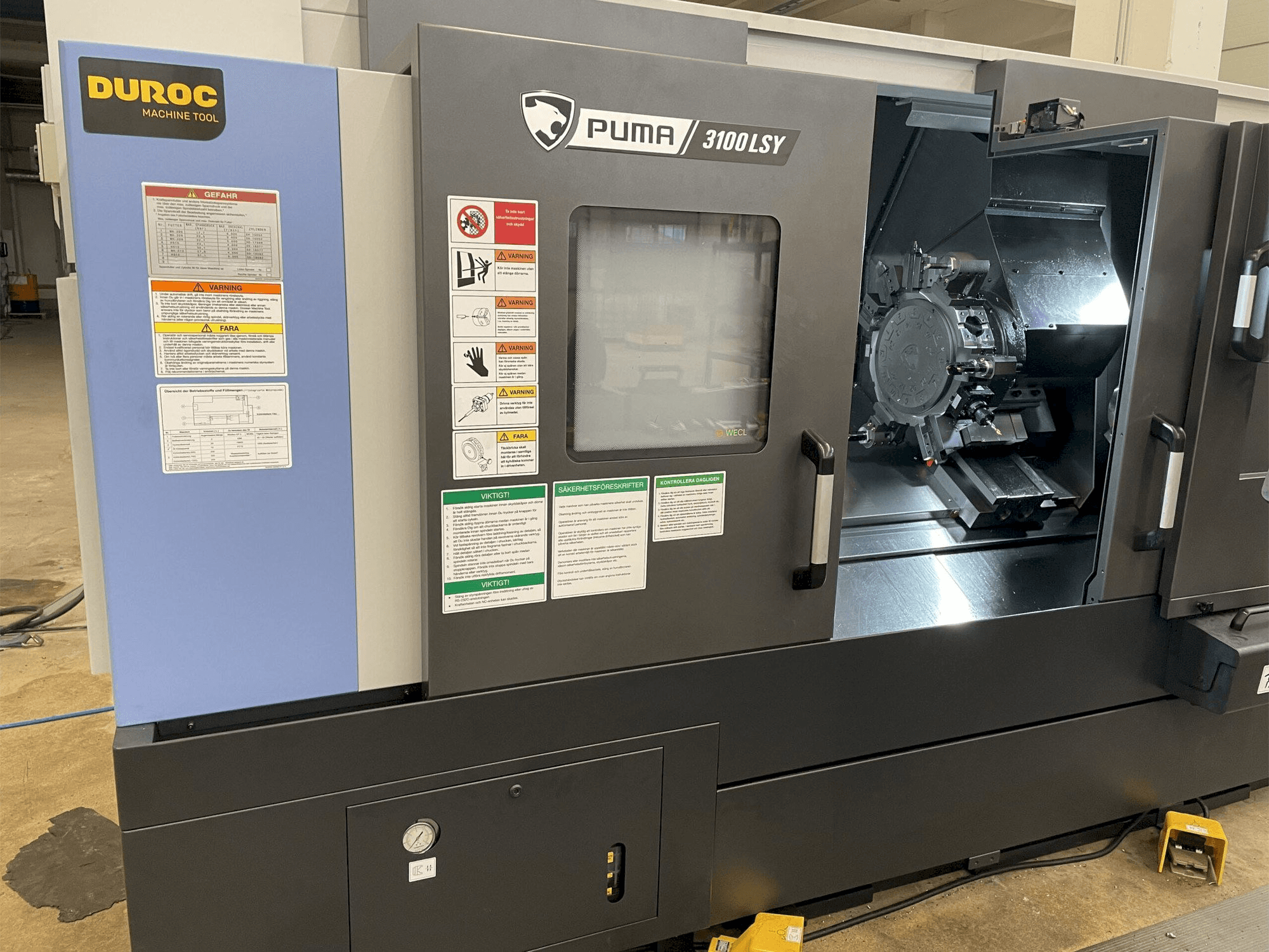 Masina Doosan Puma eestvaade