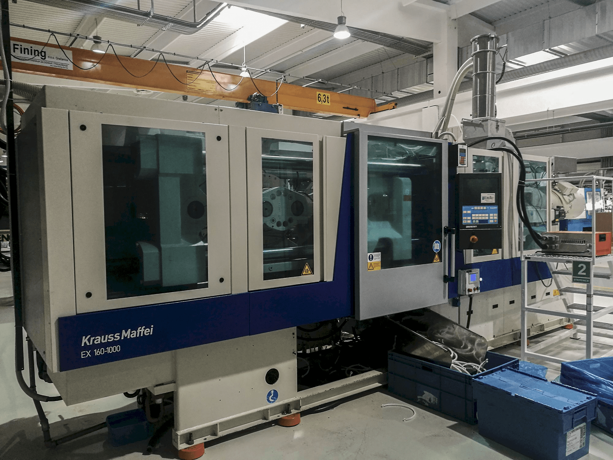 Masinavaade Krauss Maffei 160-1000 EX vasakult