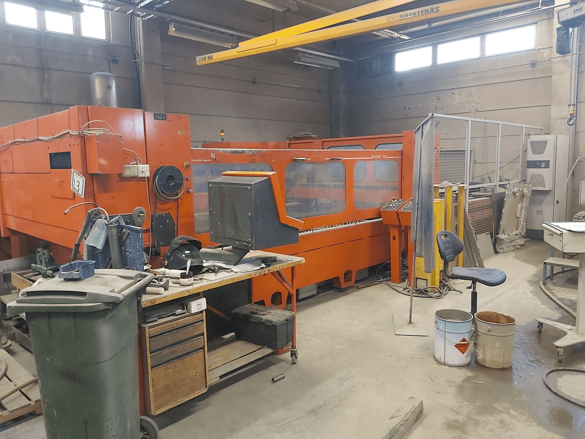 Masina Bystronic BTL 3500 eestvaade