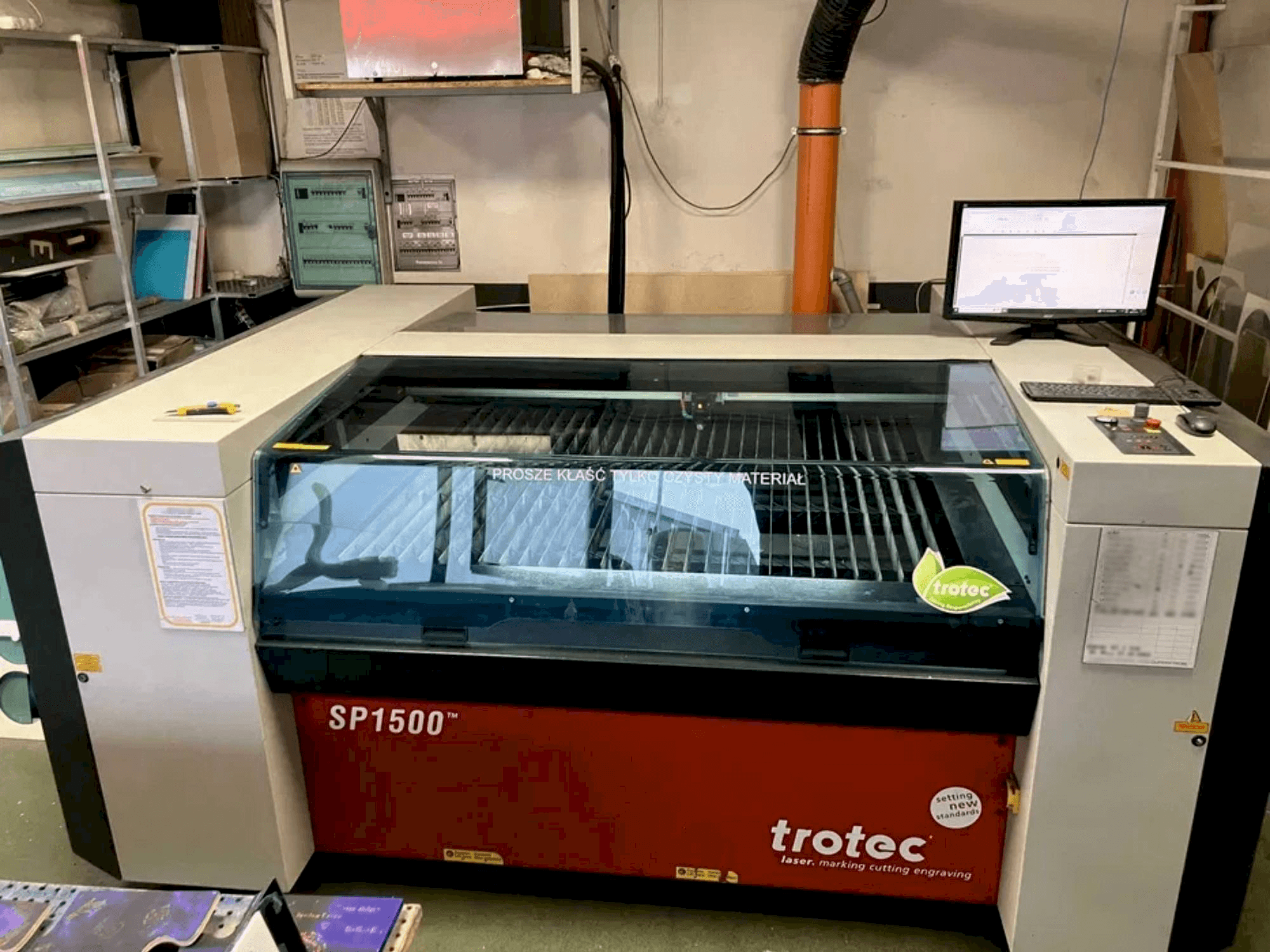 Masina Trotec SP1500 eestvaade