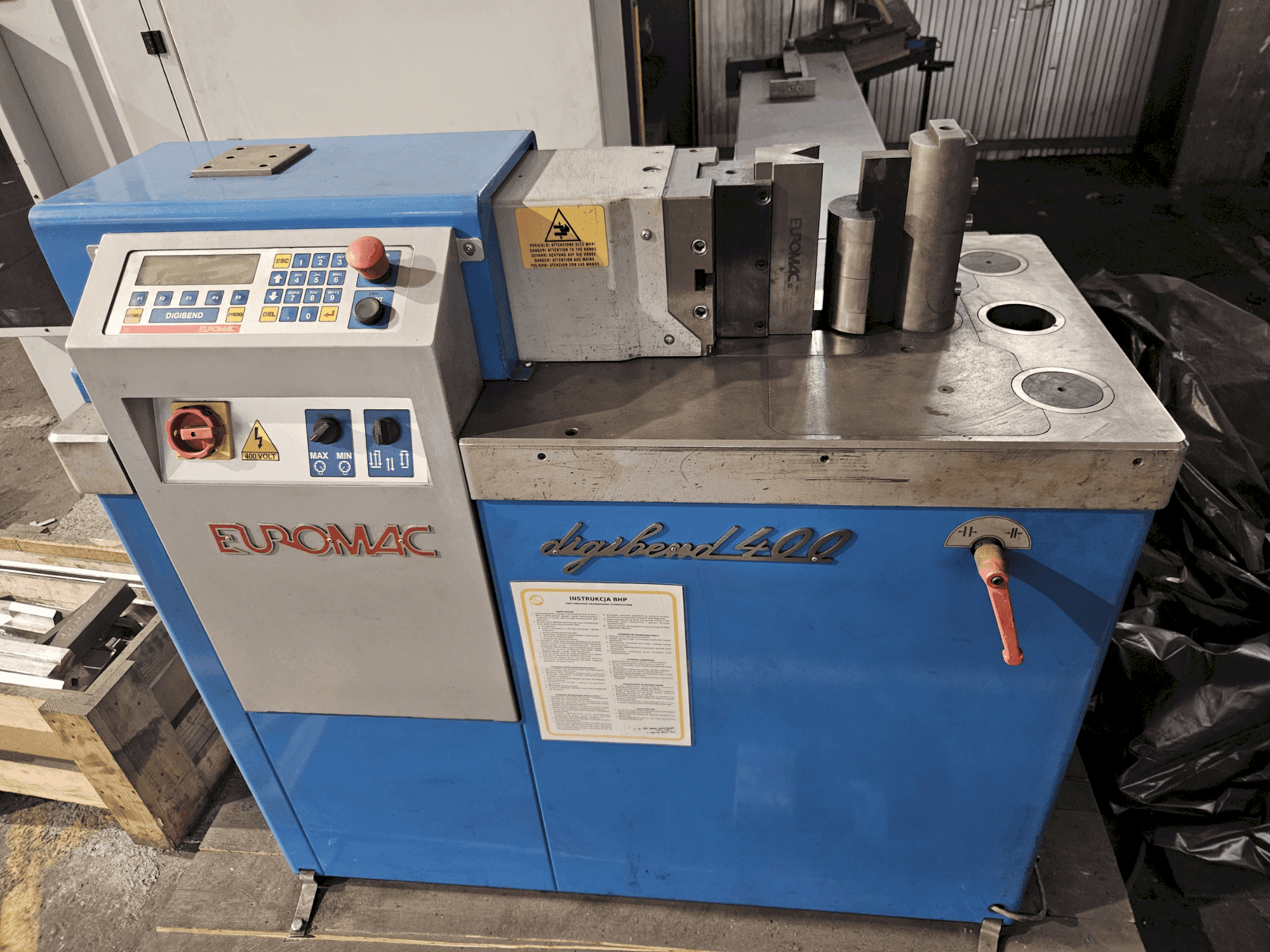 Masina Euromac DIGIBEND 400 CNC eestvaade